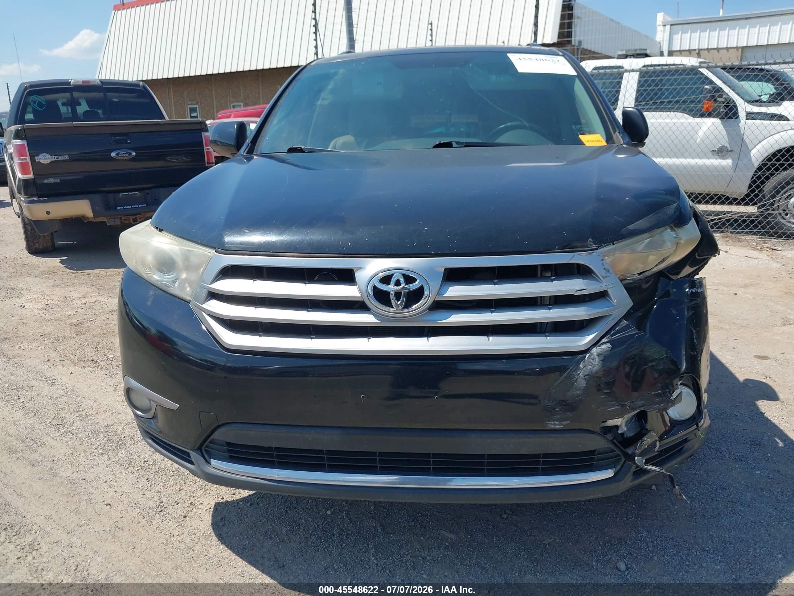 2012 Toyota Highlander Se V6 Black vin: 5TDBK3EH0CS096118
