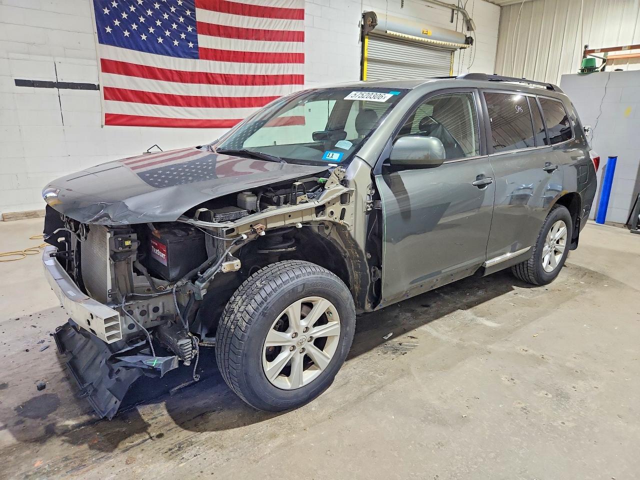 2012 Toyota Highlander Se Зеленый vin: 5TDBK3EH0CS119137