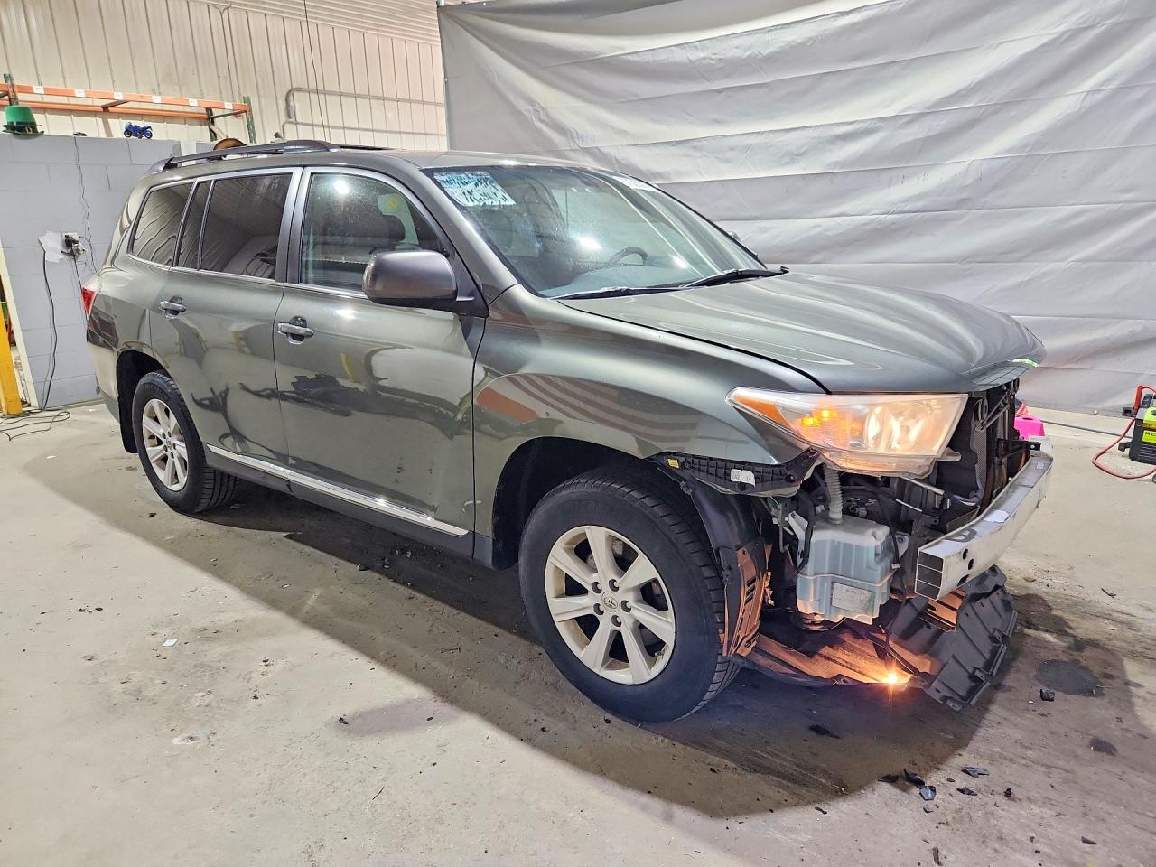 2012 Toyota Highlander Se Зеленый vin: 5TDBK3EH0CS119137