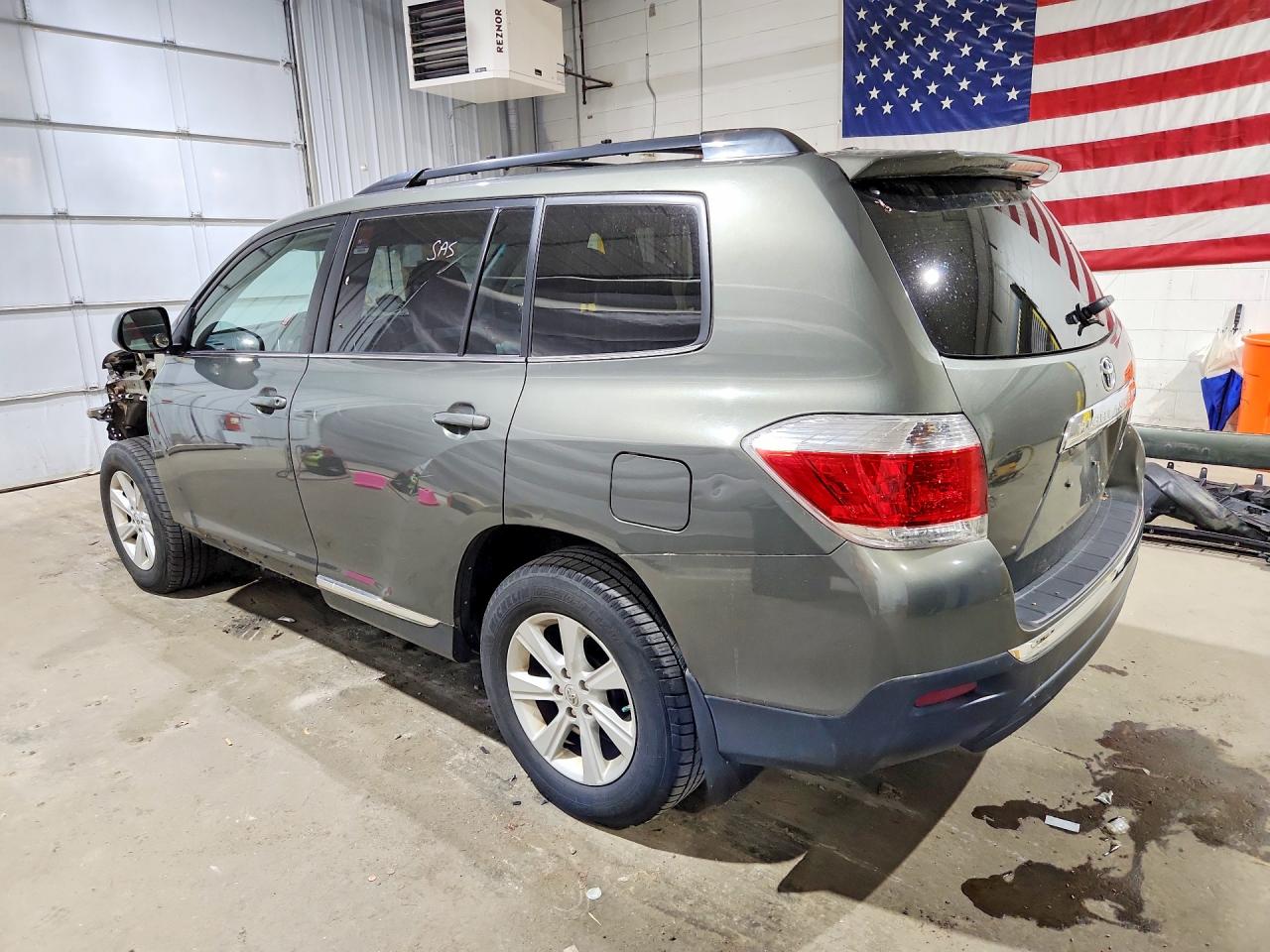 2012 Toyota Highlander Se Зеленый vin: 5TDBK3EH0CS119137