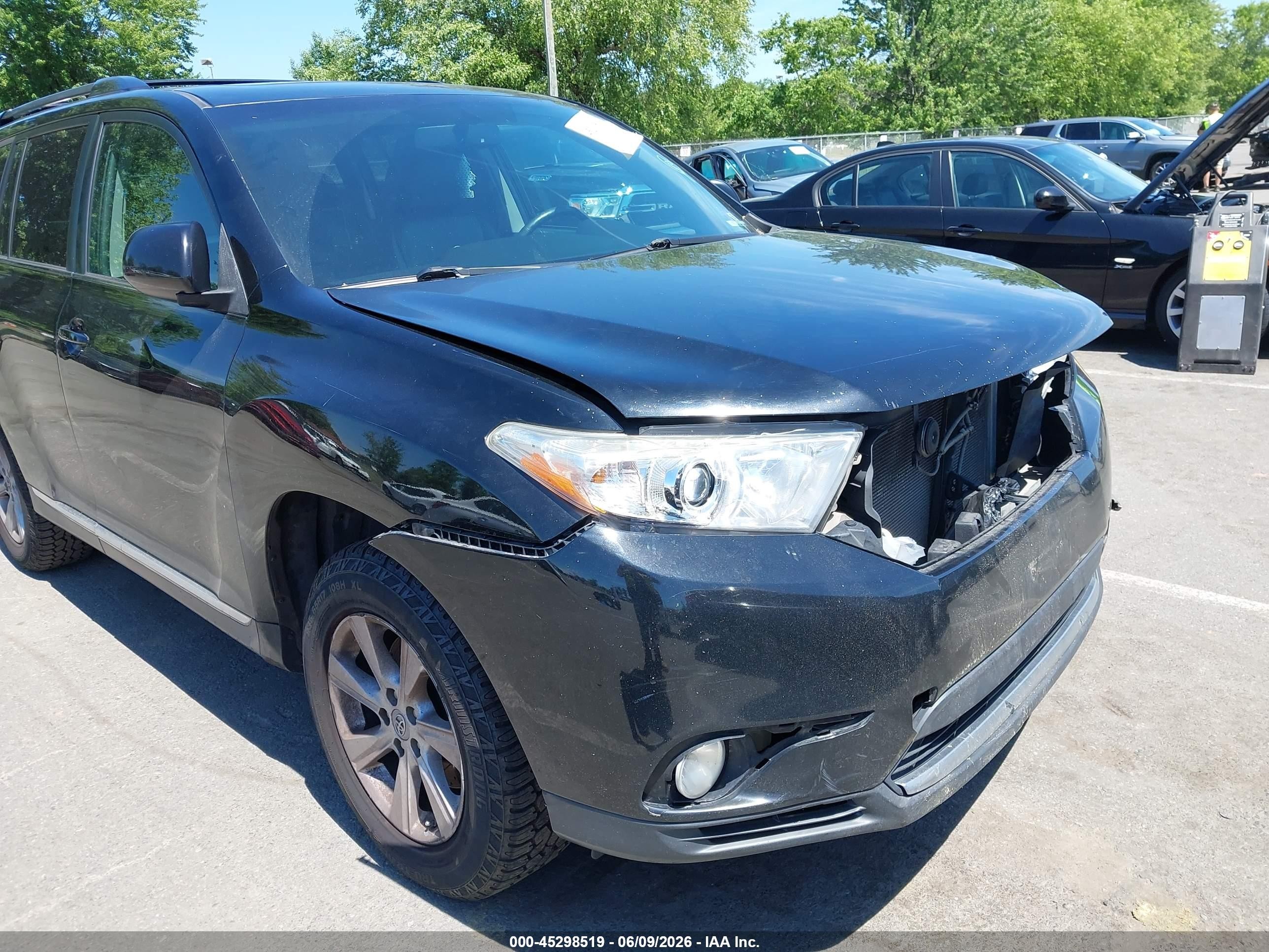 2012 Toyota Highlander Se V6 Black vin: 5TDBK3EH0CS139632
