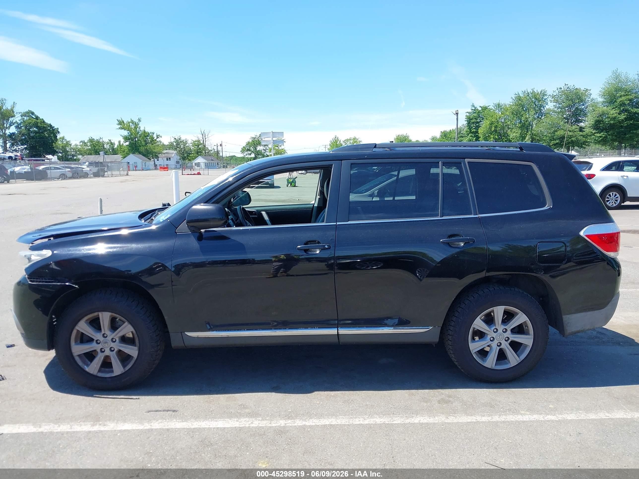 2012 Toyota Highlander Se V6 Black vin: 5TDBK3EH0CS139632