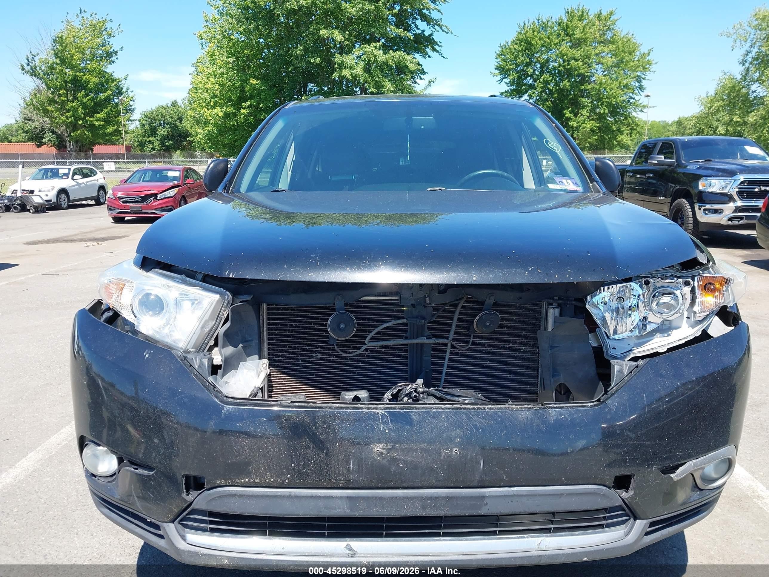 2012 Toyota Highlander Se V6 Black vin: 5TDBK3EH0CS139632