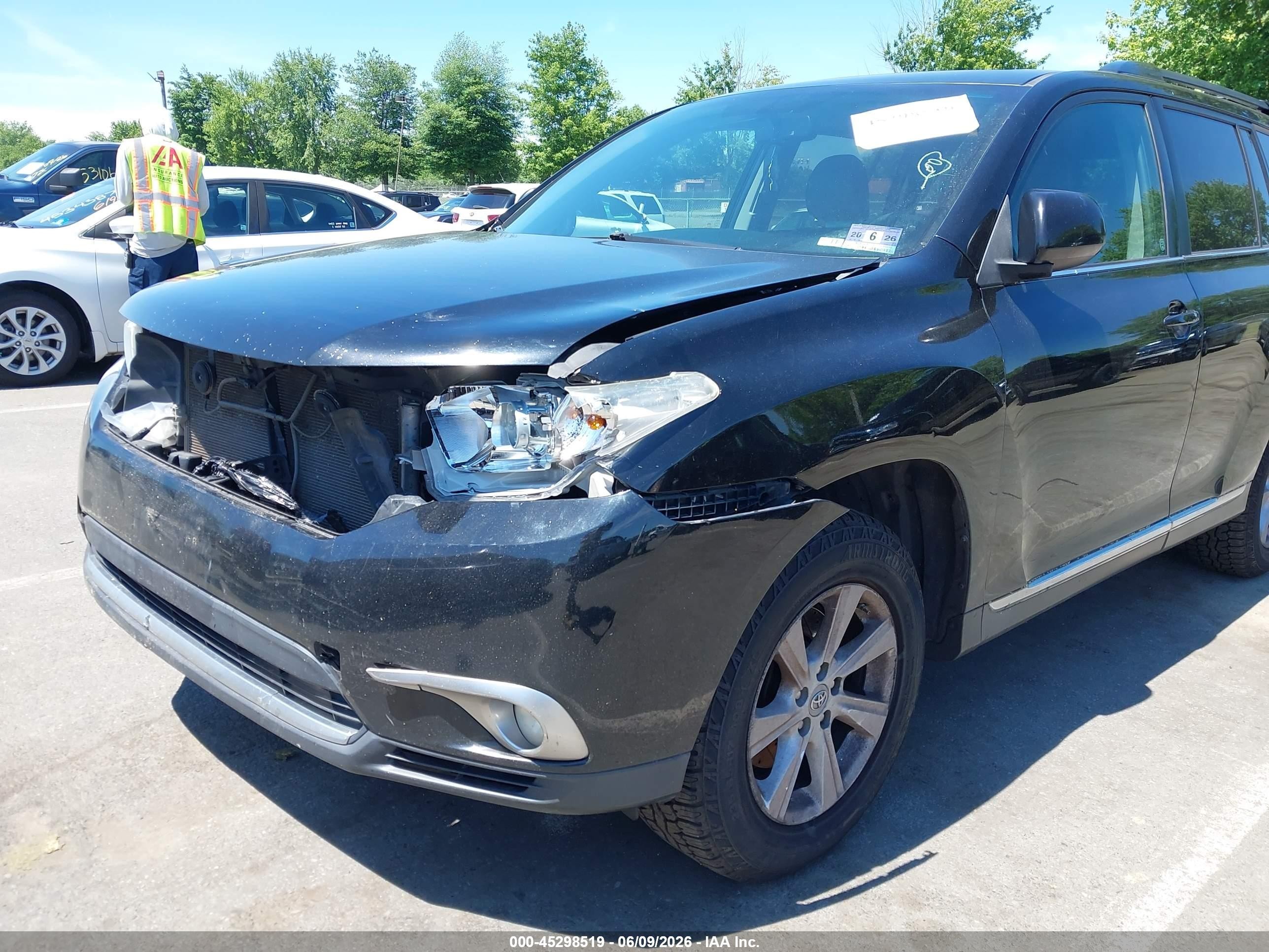 2012 Toyota Highlander Se V6 Black vin: 5TDBK3EH0CS139632