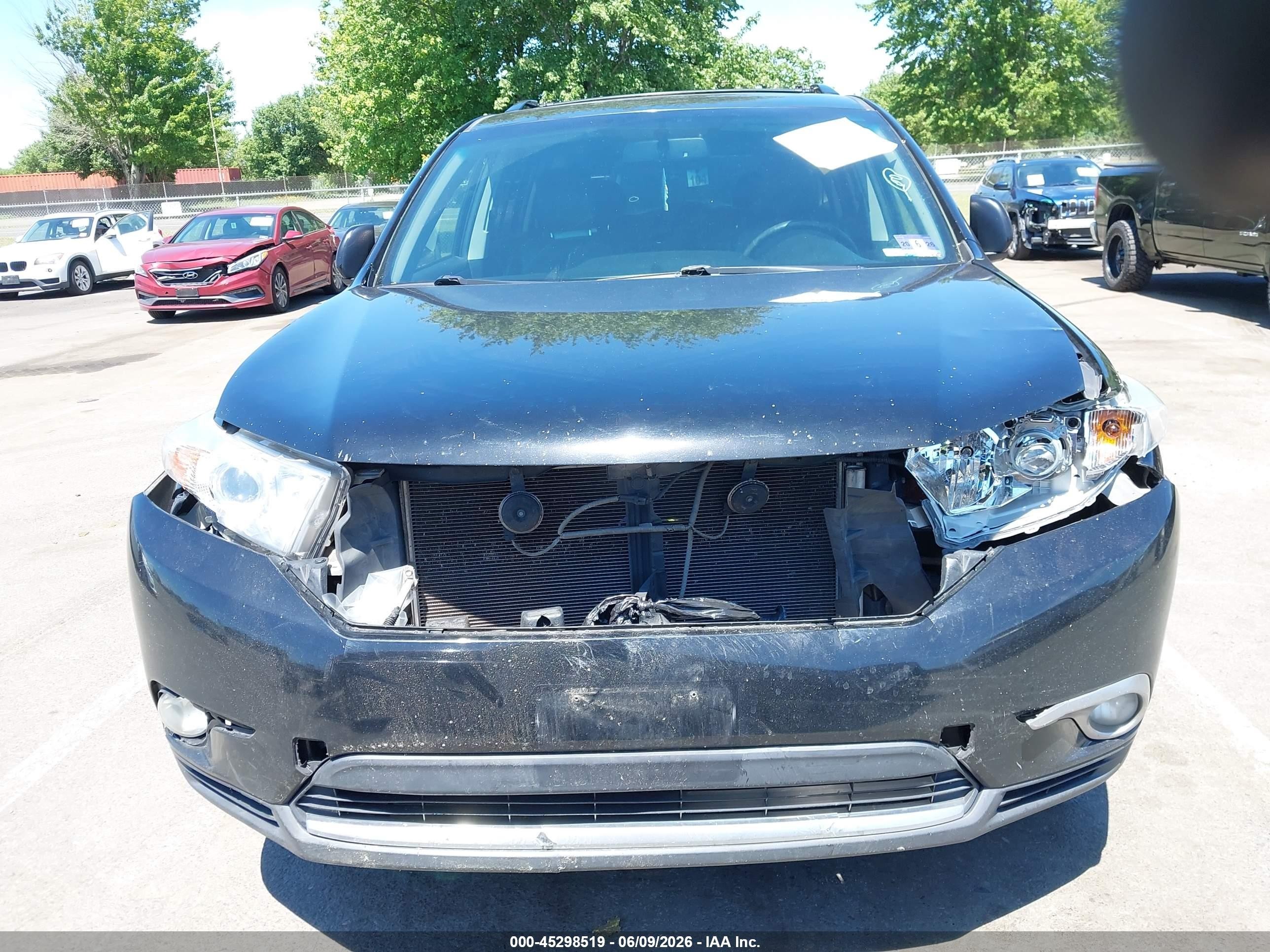 2012 Toyota Highlander Se V6 Black vin: 5TDBK3EH0CS139632