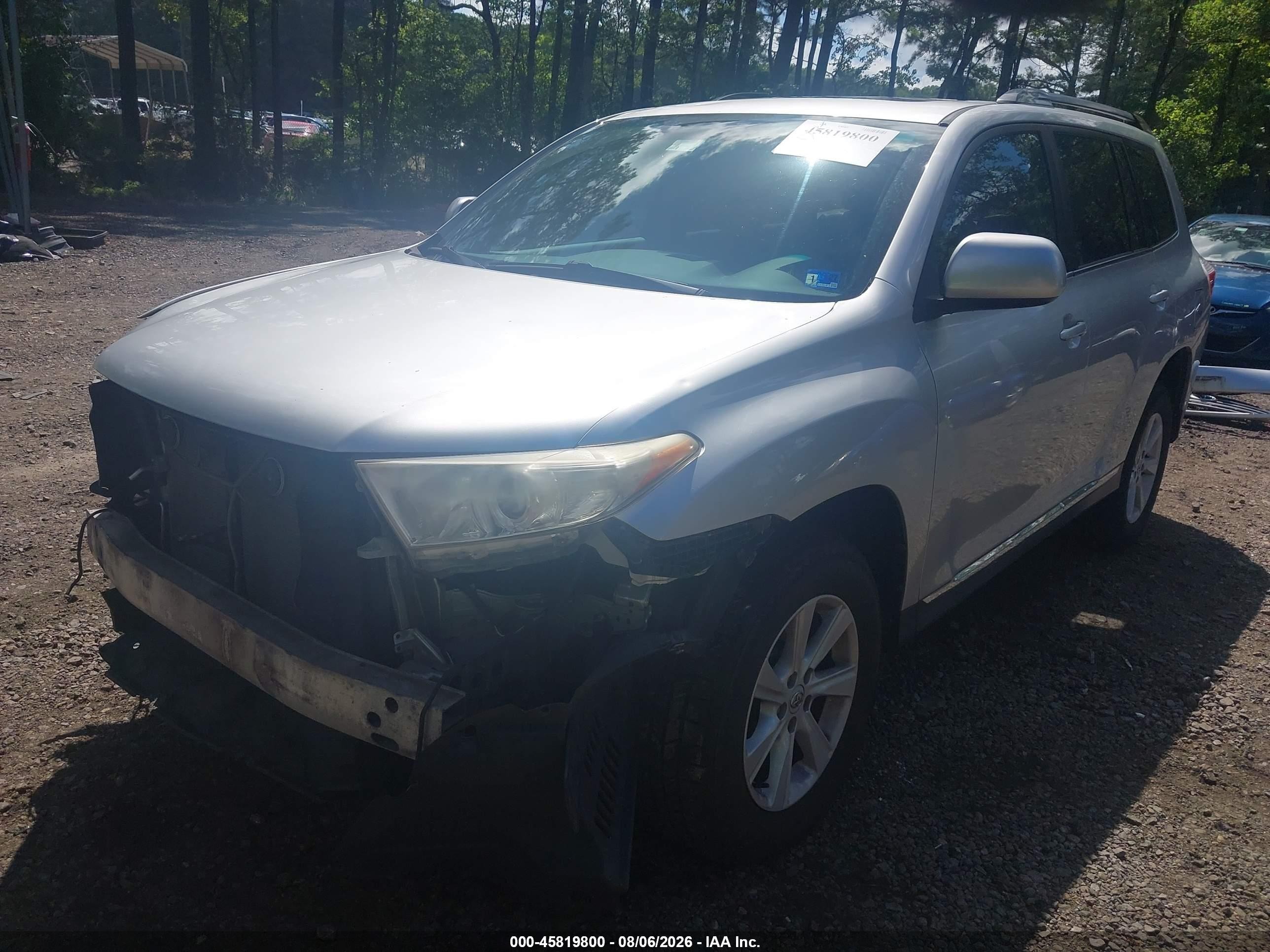 2012 Toyota Highlander Se V6 Серебряный vin: 5TDBK3EH0CS145172