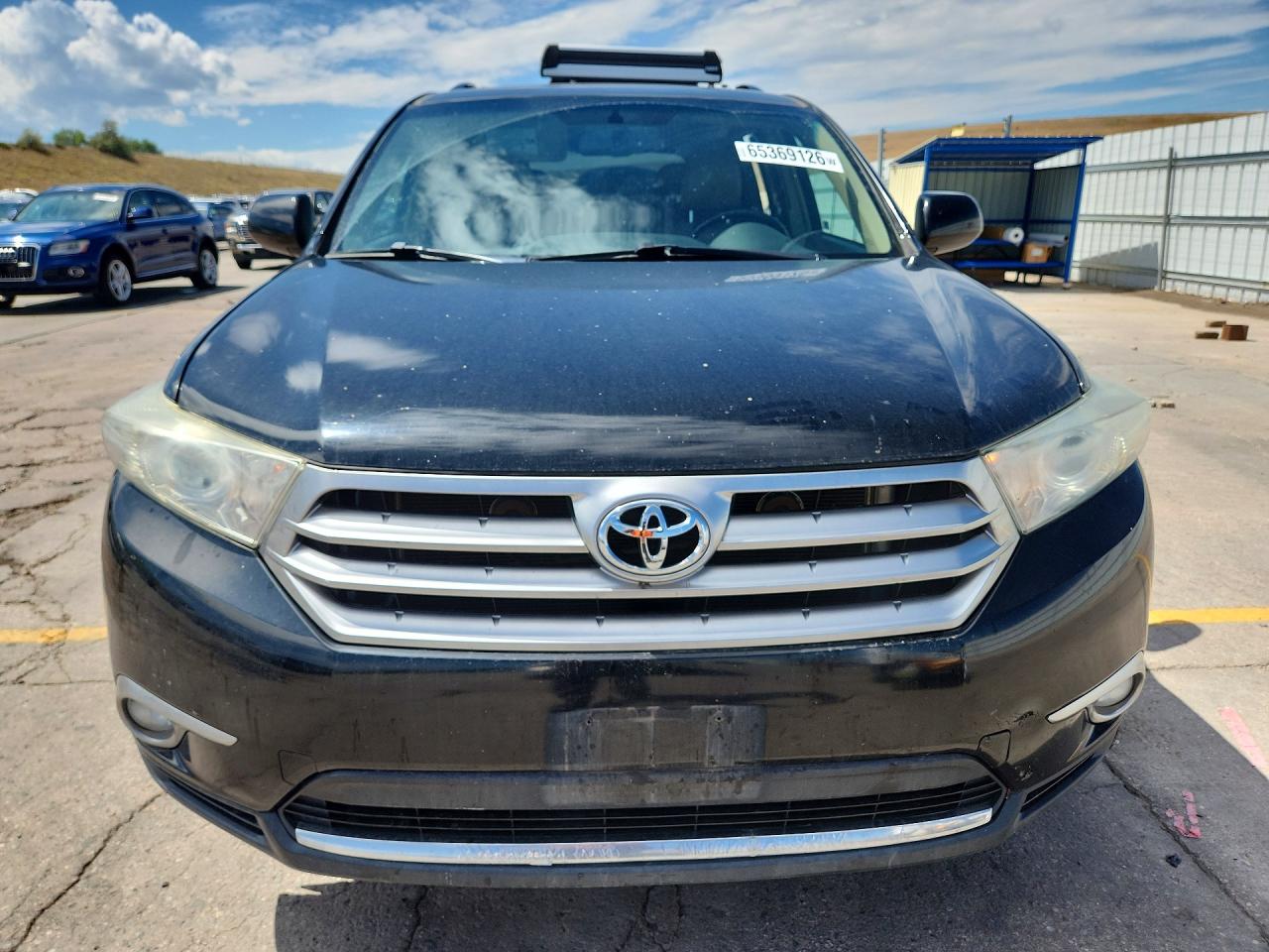 2012 Toyota Highlander Se Black vin: 5TDBK3EH0CS174140