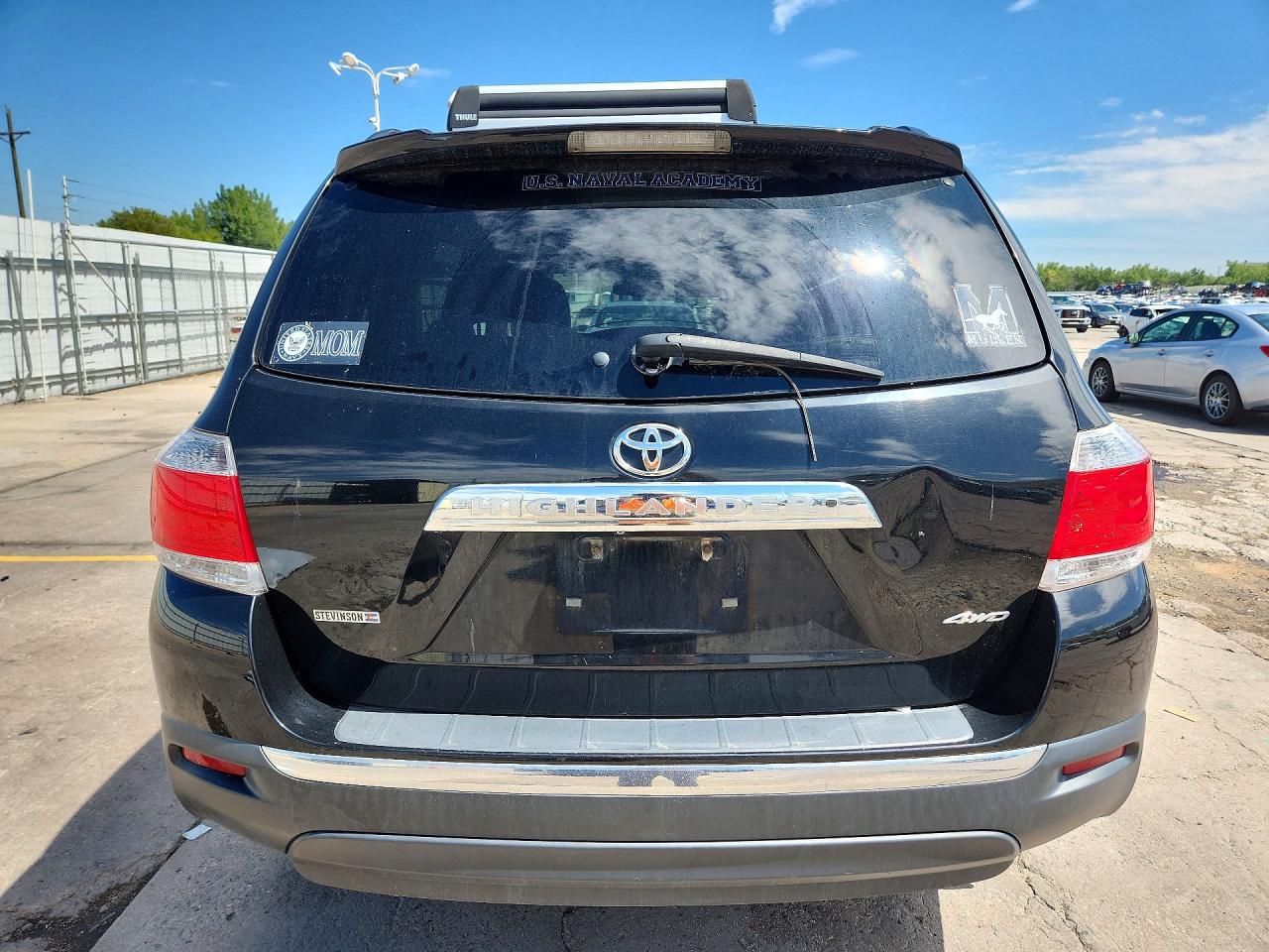2012 Toyota Highlander Se Black vin: 5TDBK3EH0CS174140