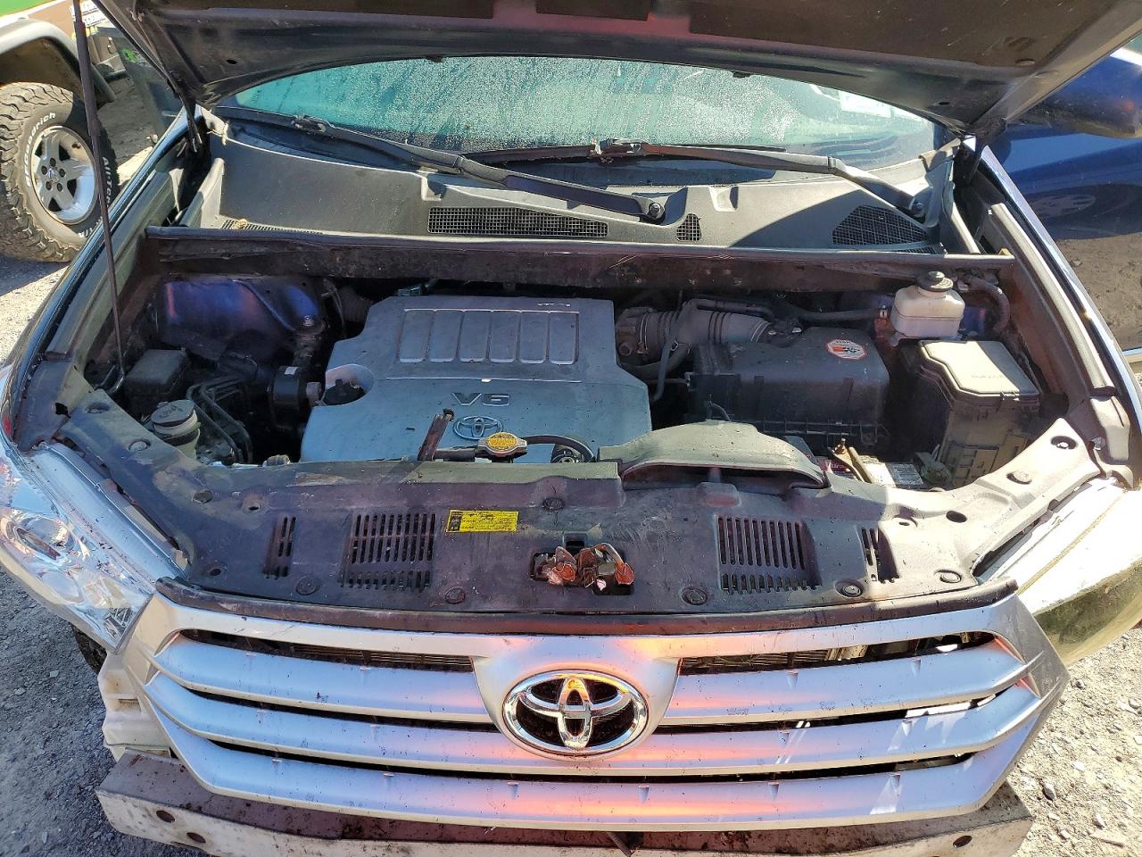 2013 Toyota Highlander Base Blue vin: 5TDBK3EH0DS198147