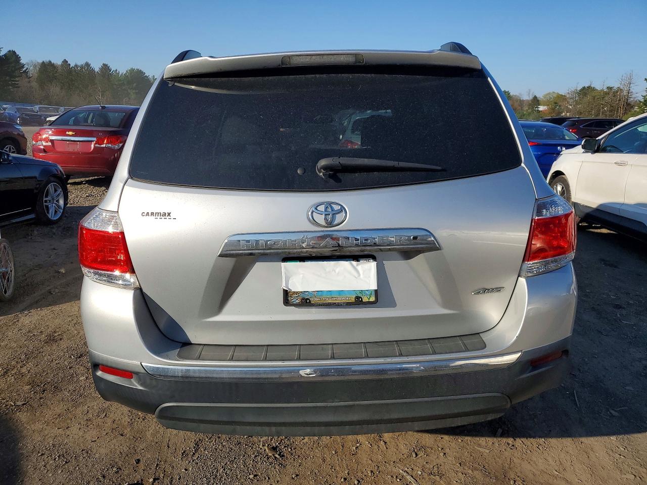 2013 Toyota Highlander Se Silver vin: 5TDBK3EH0DS218557