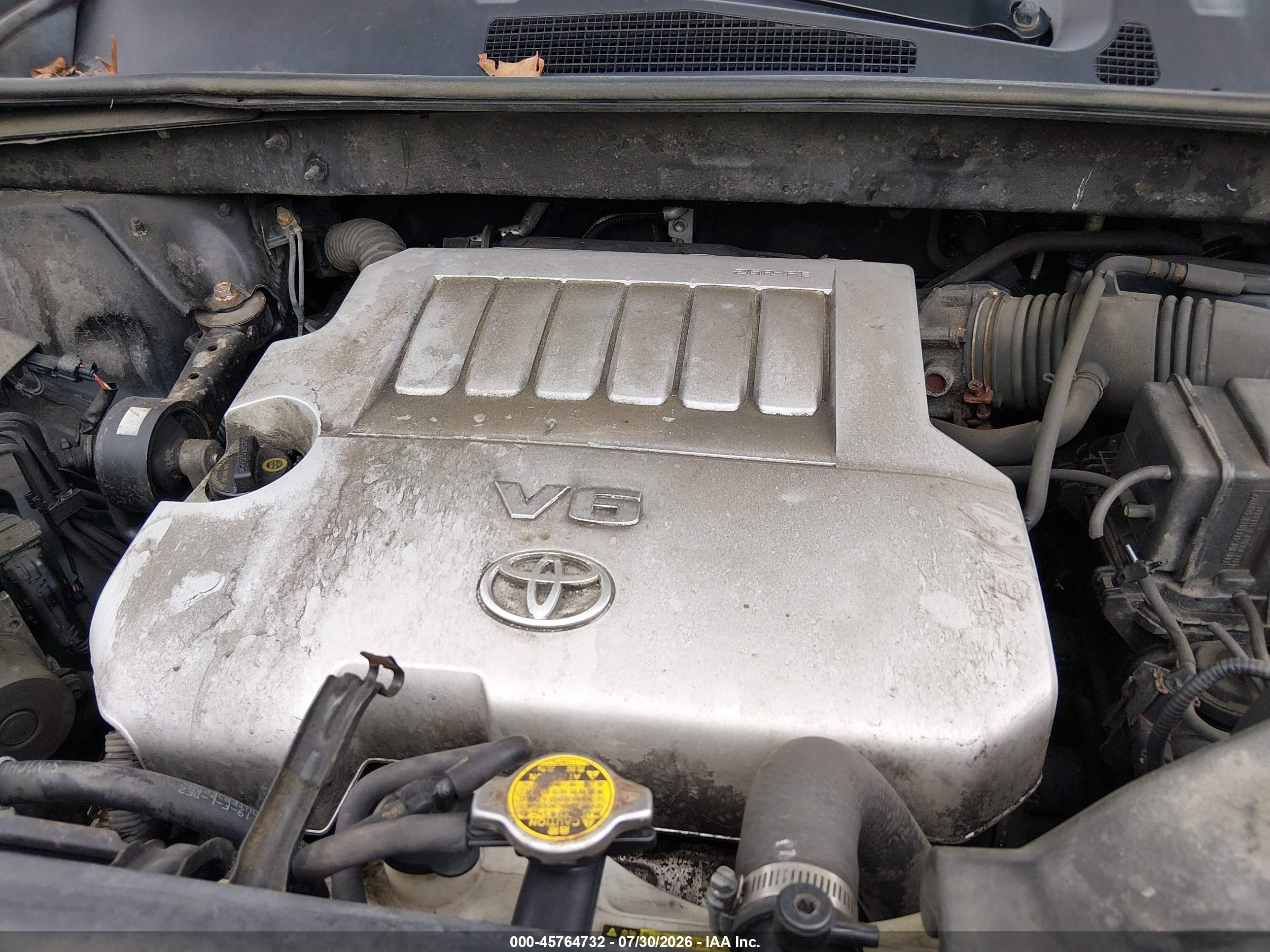 2010 Toyota Highlander Base V6 Черный vin: 5TDBK3EH1AS004365