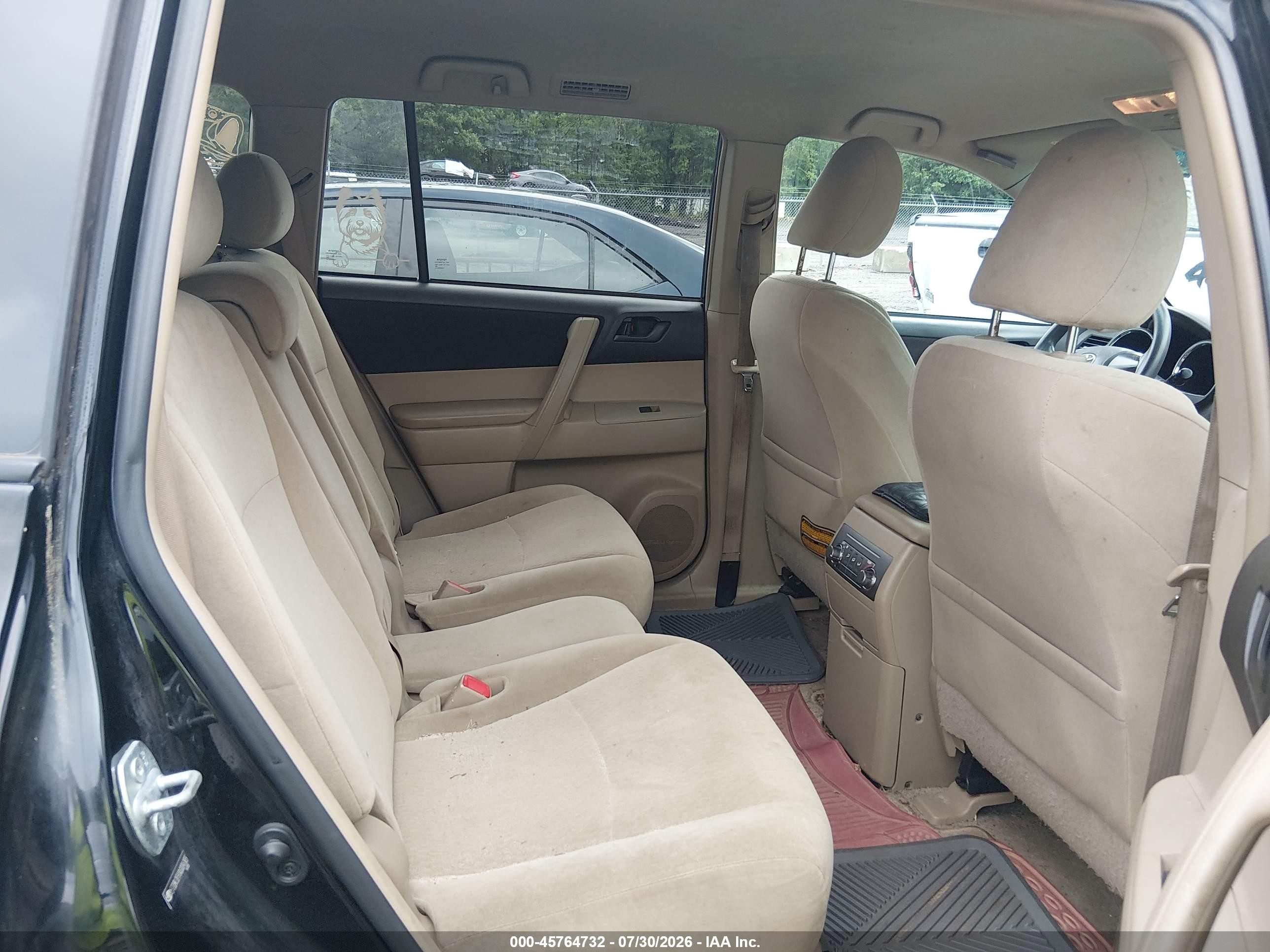 2010 Toyota Highlander Base V6 Черный vin: 5TDBK3EH1AS004365
