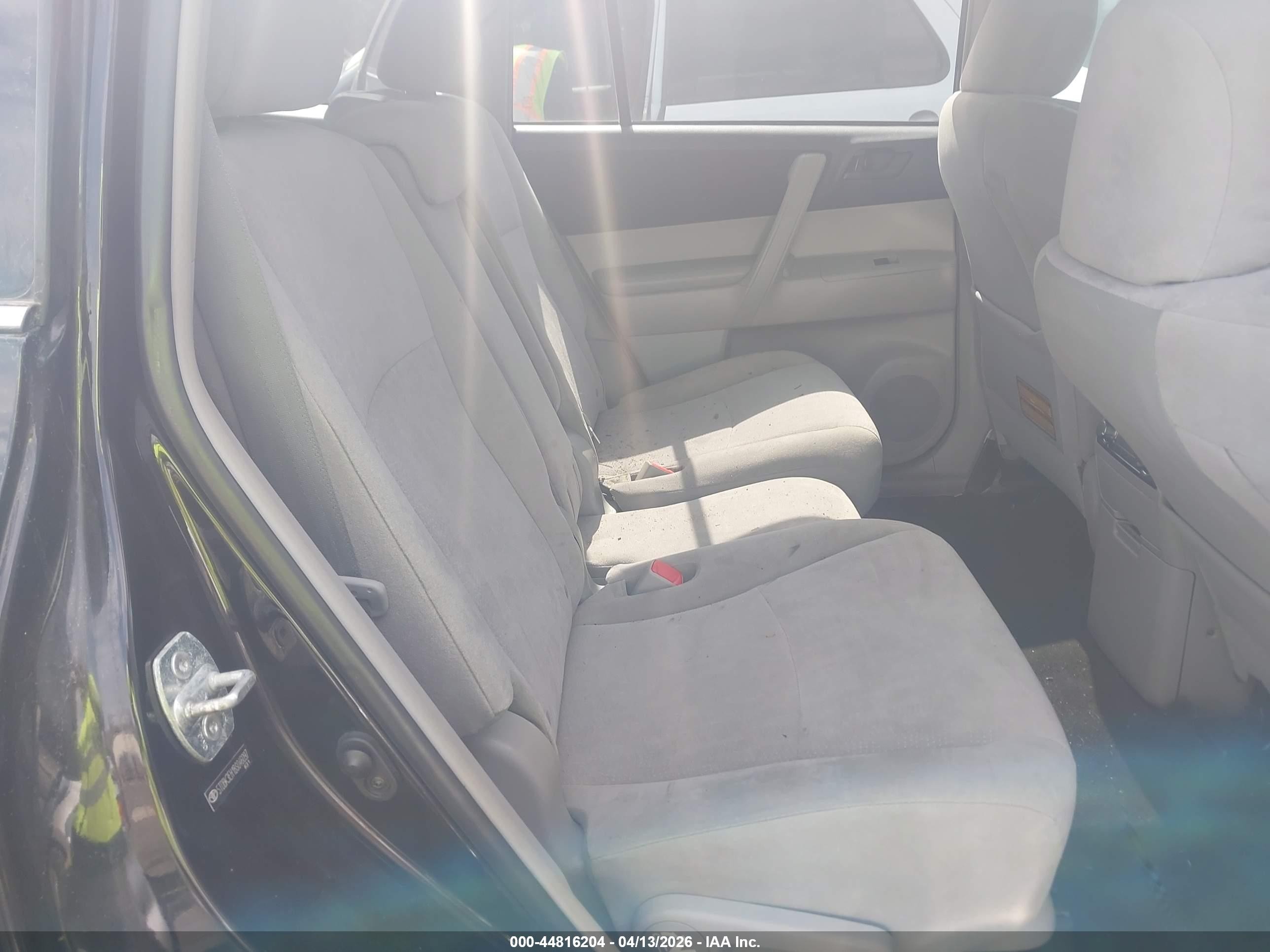 2011 Toyota Highlander Base V6 Black vin: 5TDBK3EH1BS046097