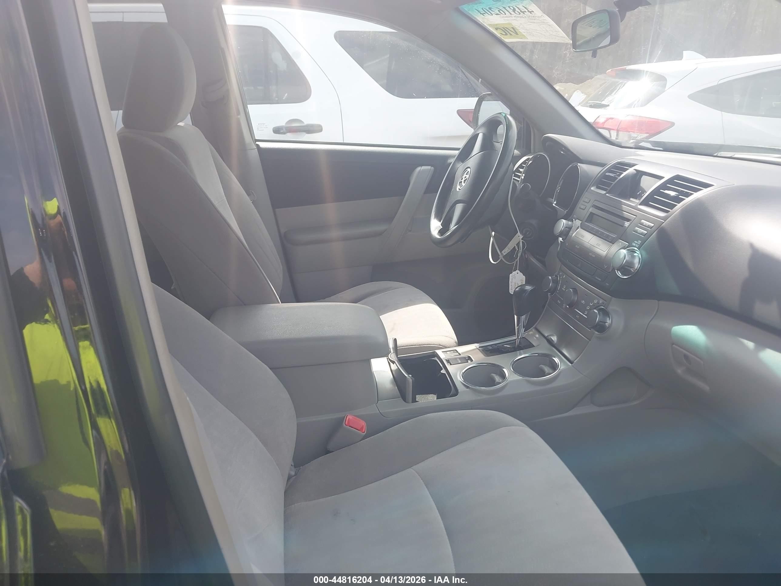 2011 Toyota Highlander Base V6 Black vin: 5TDBK3EH1BS046097