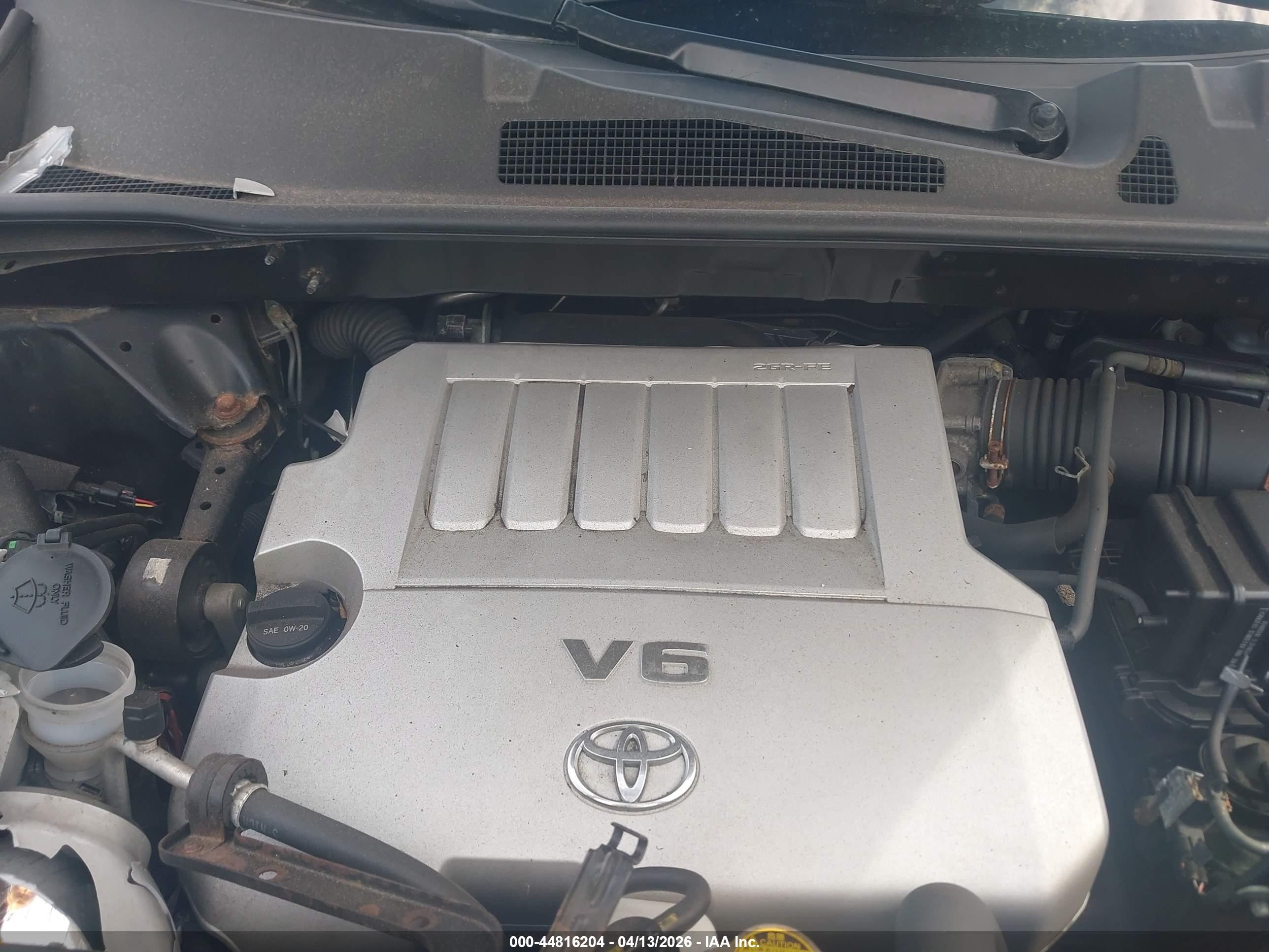 2011 Toyota Highlander Base V6 Black vin: 5TDBK3EH1BS046097