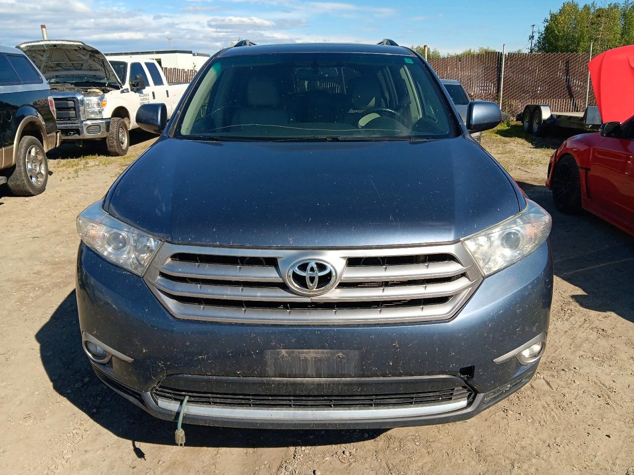 2011 Toyota Highlander Se Blue vin: 5TDBK3EH1BS049999
