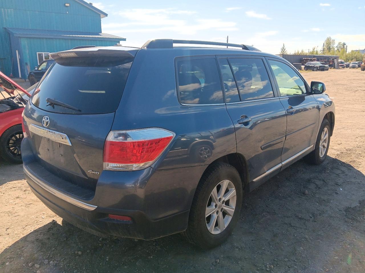 2011 Toyota Highlander Se Blue vin: 5TDBK3EH1BS049999