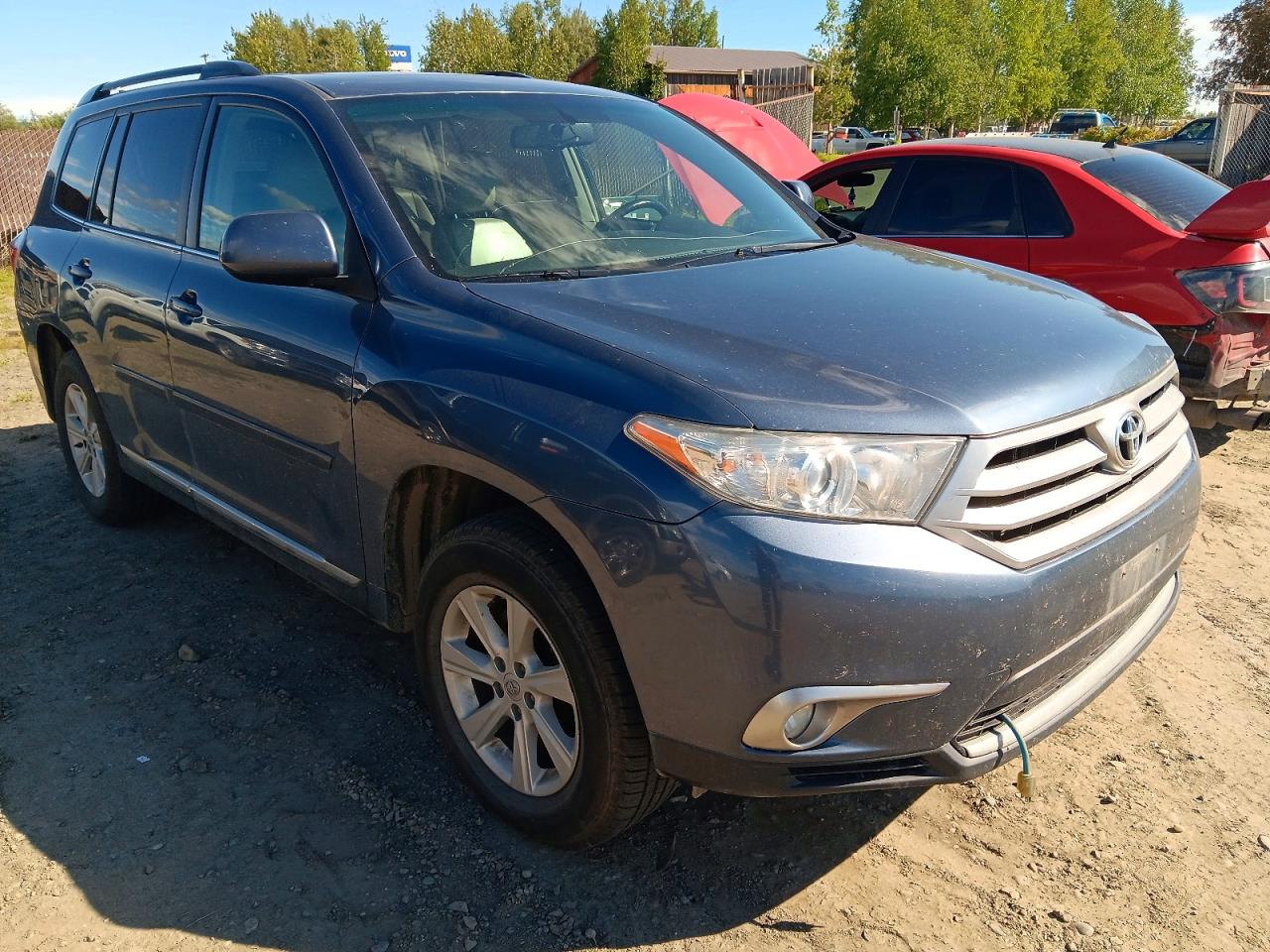 2011 Toyota Highlander Se Blue vin: 5TDBK3EH1BS049999