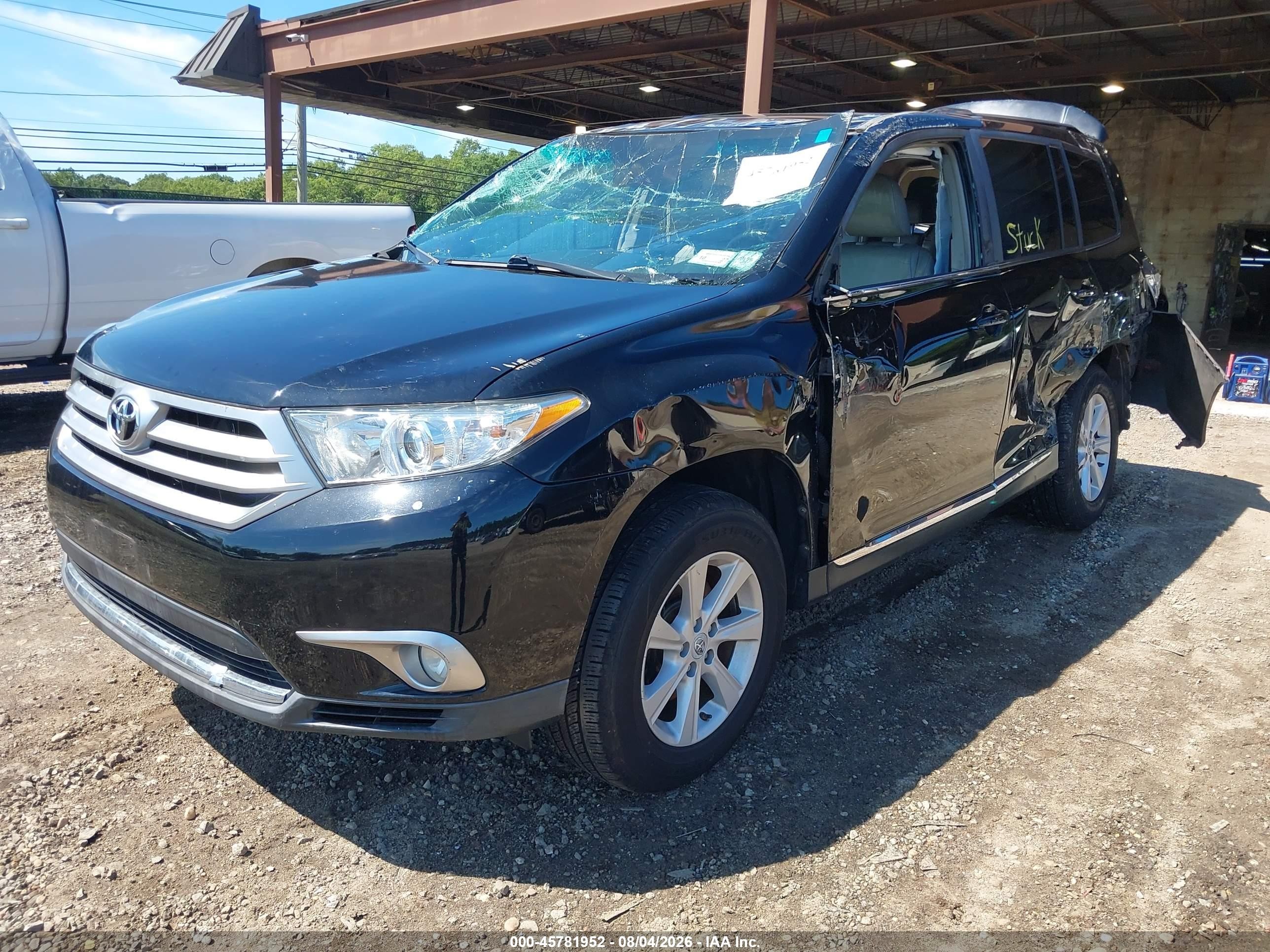 2011 Toyota Highlander Se V6 Black vin: 5TDBK3EH1BS050683