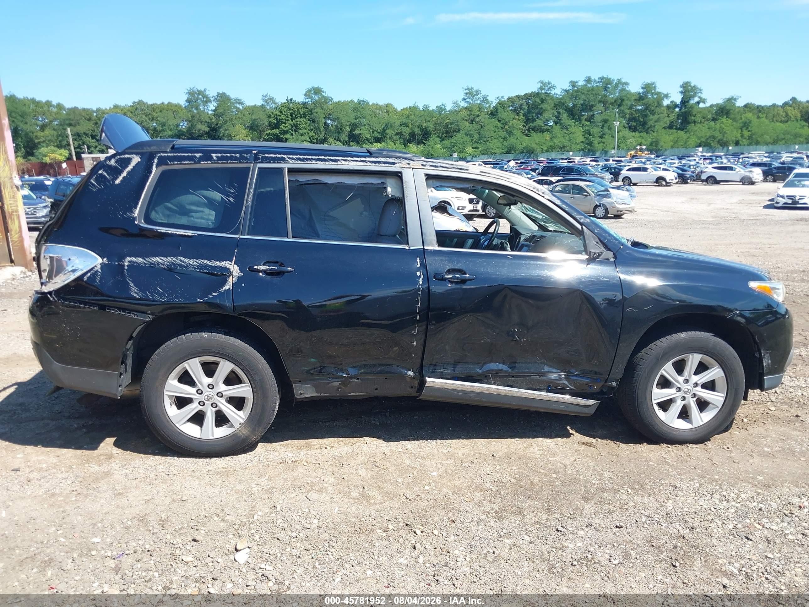 2011 Toyota Highlander Se V6 Black vin: 5TDBK3EH1BS050683