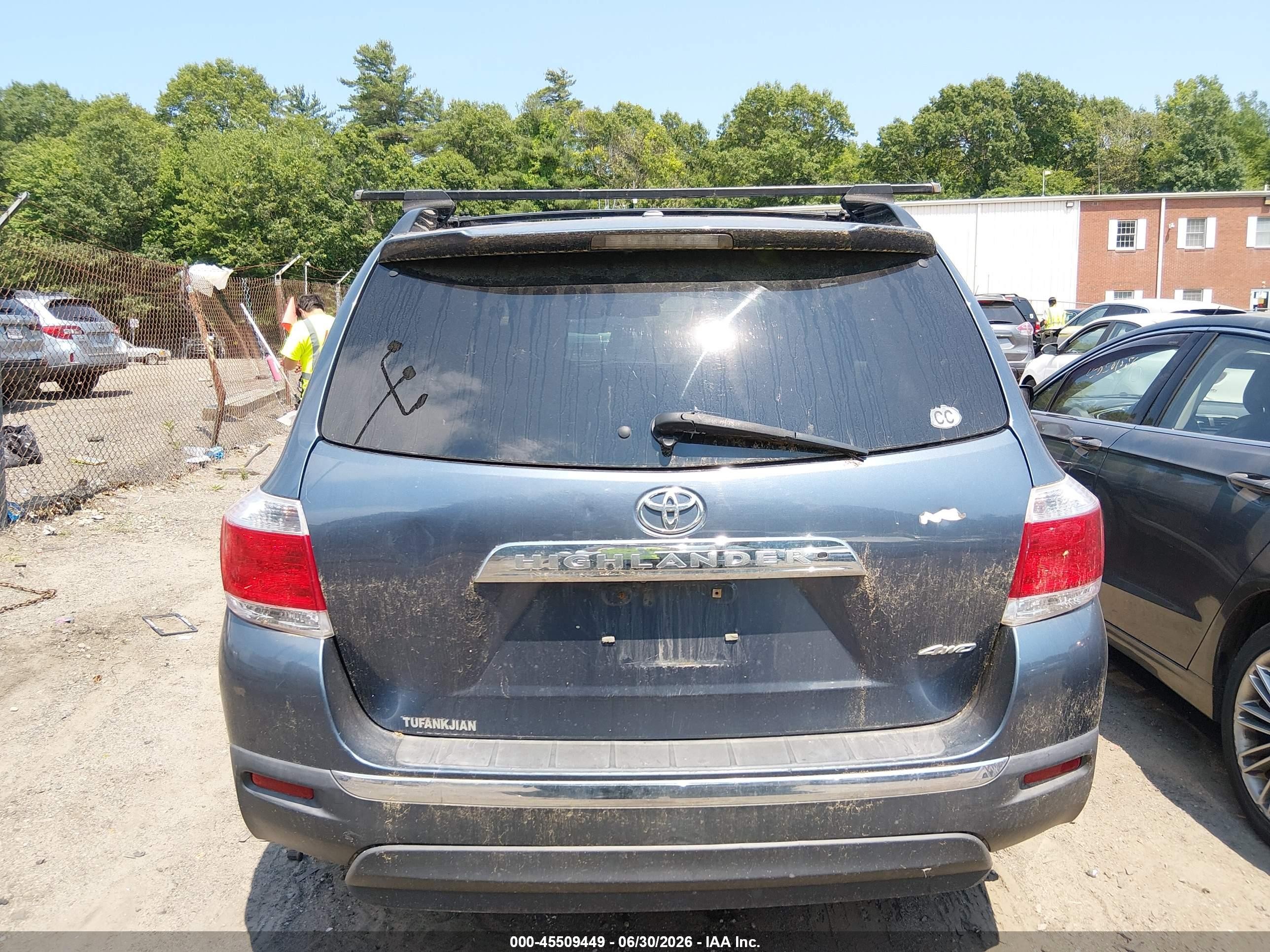 2011 Toyota Highlander Se V6 Light Blue vin: 5TDBK3EH1BS055141
