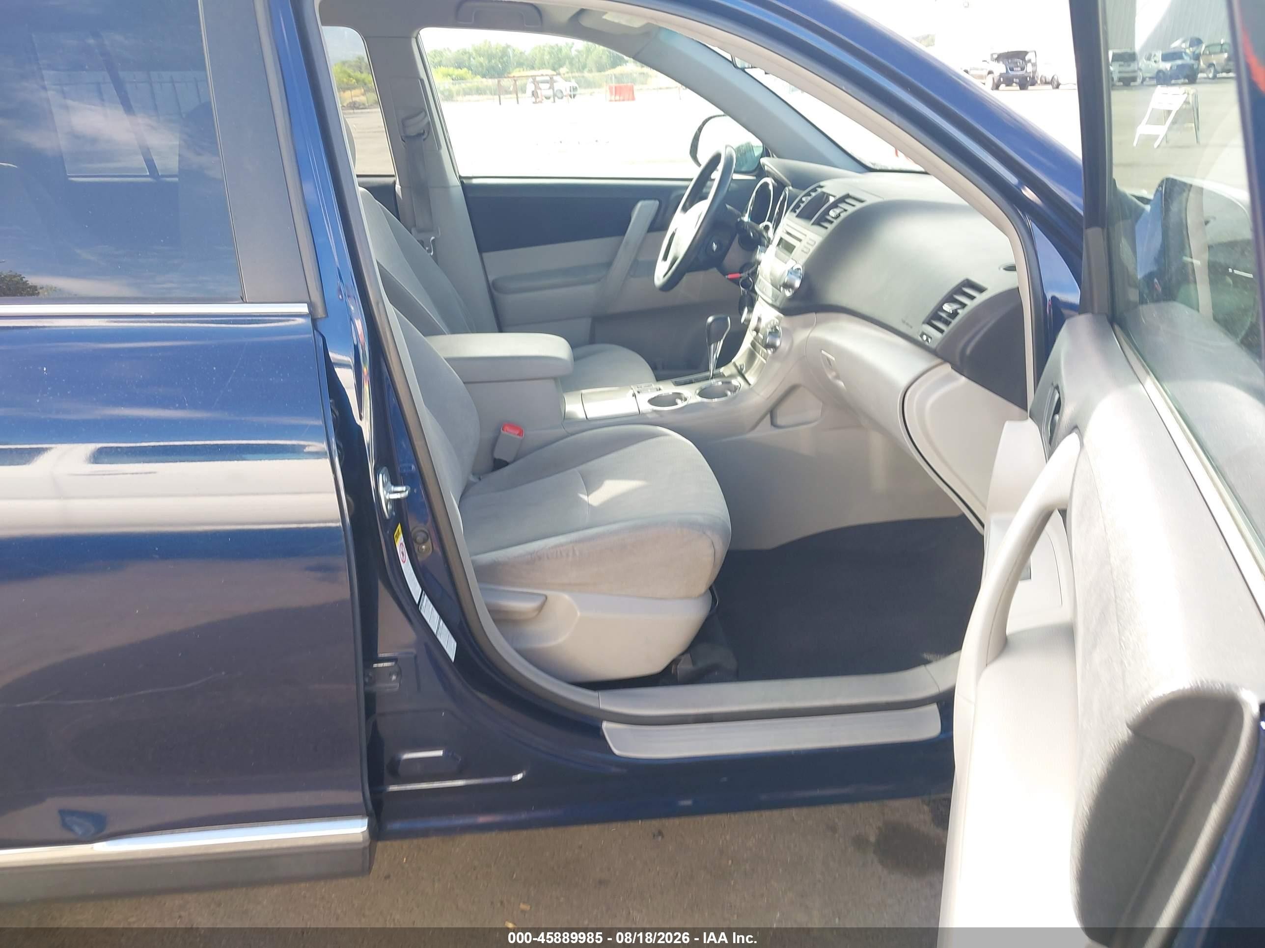 2011 Toyota Highlander Base V6 Dark Blue vin: 5TDBK3EH1BS062347