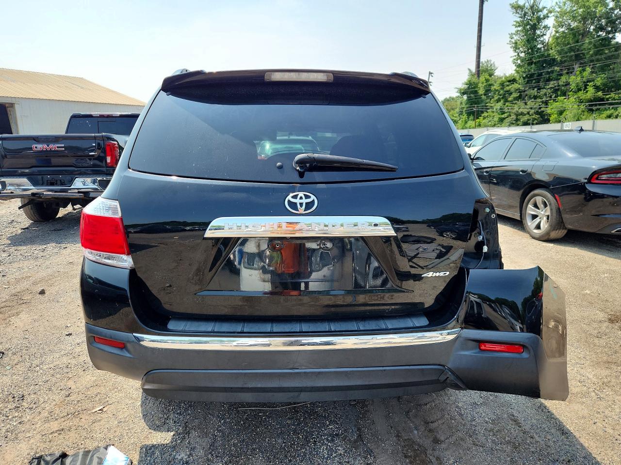 2011 Toyota Highlander Base Черный vin: 5TDBK3EH1BS082520