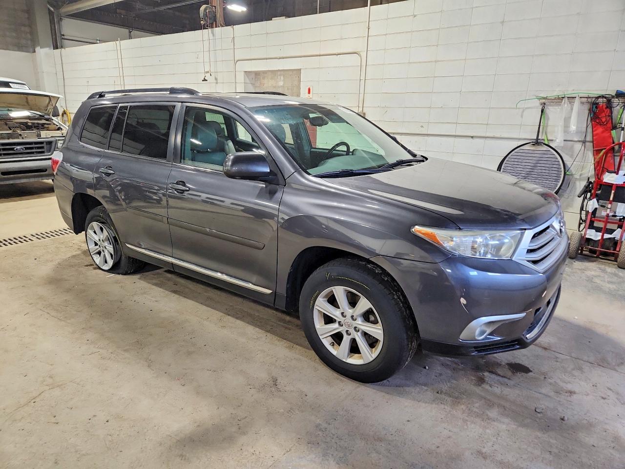 2012 Toyota Highlander Se Gray vin: 5TDBK3EH1CS098735