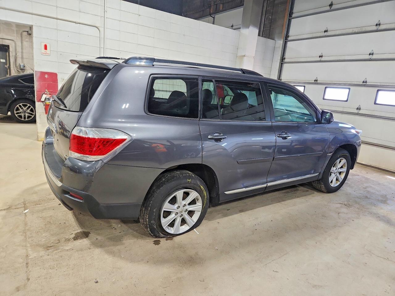 2012 Toyota Highlander Se Gray vin: 5TDBK3EH1CS098735