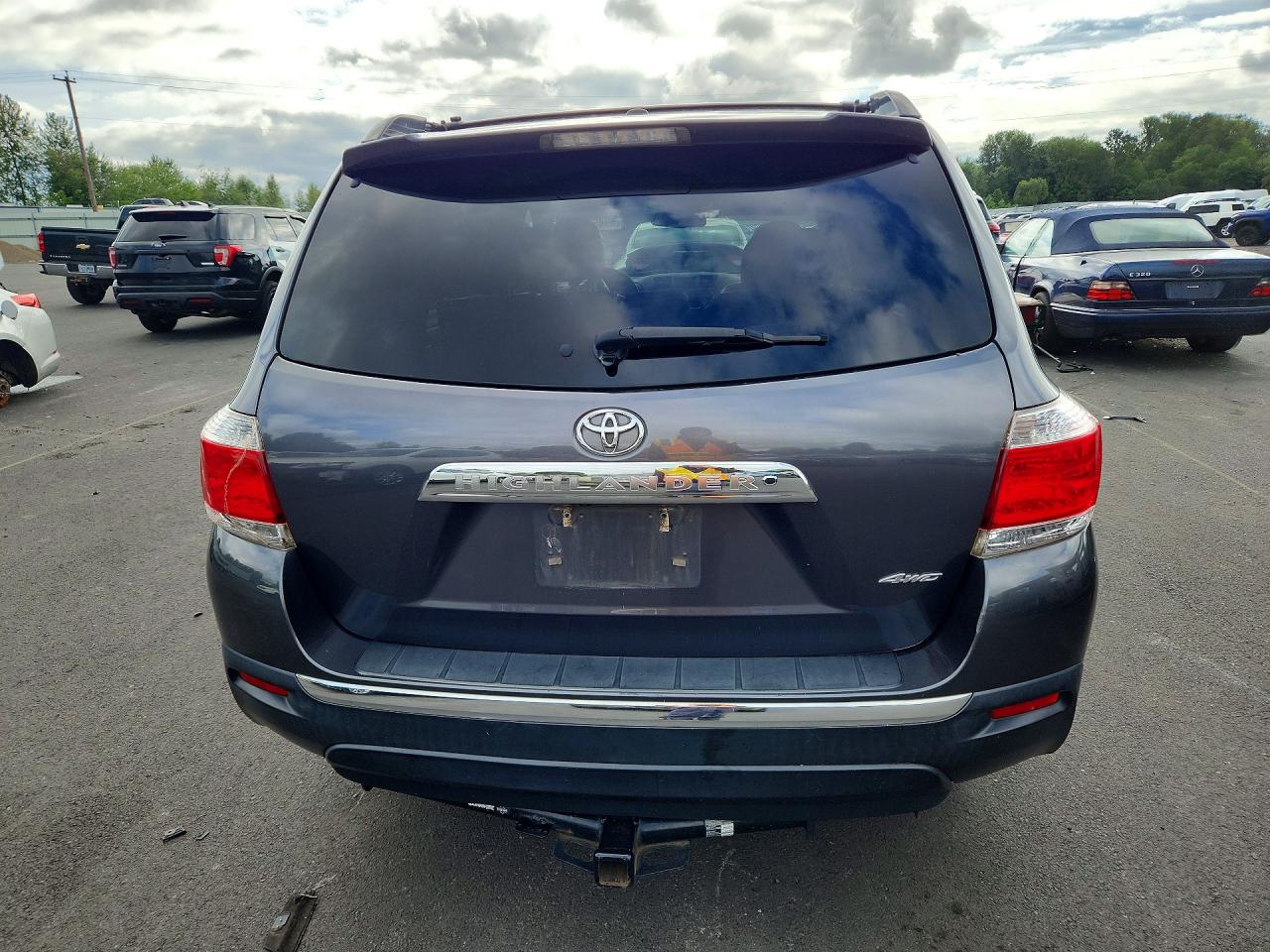 2012 Toyota Highlander Se Charcoal vin: 5TDBK3EH1CS121379