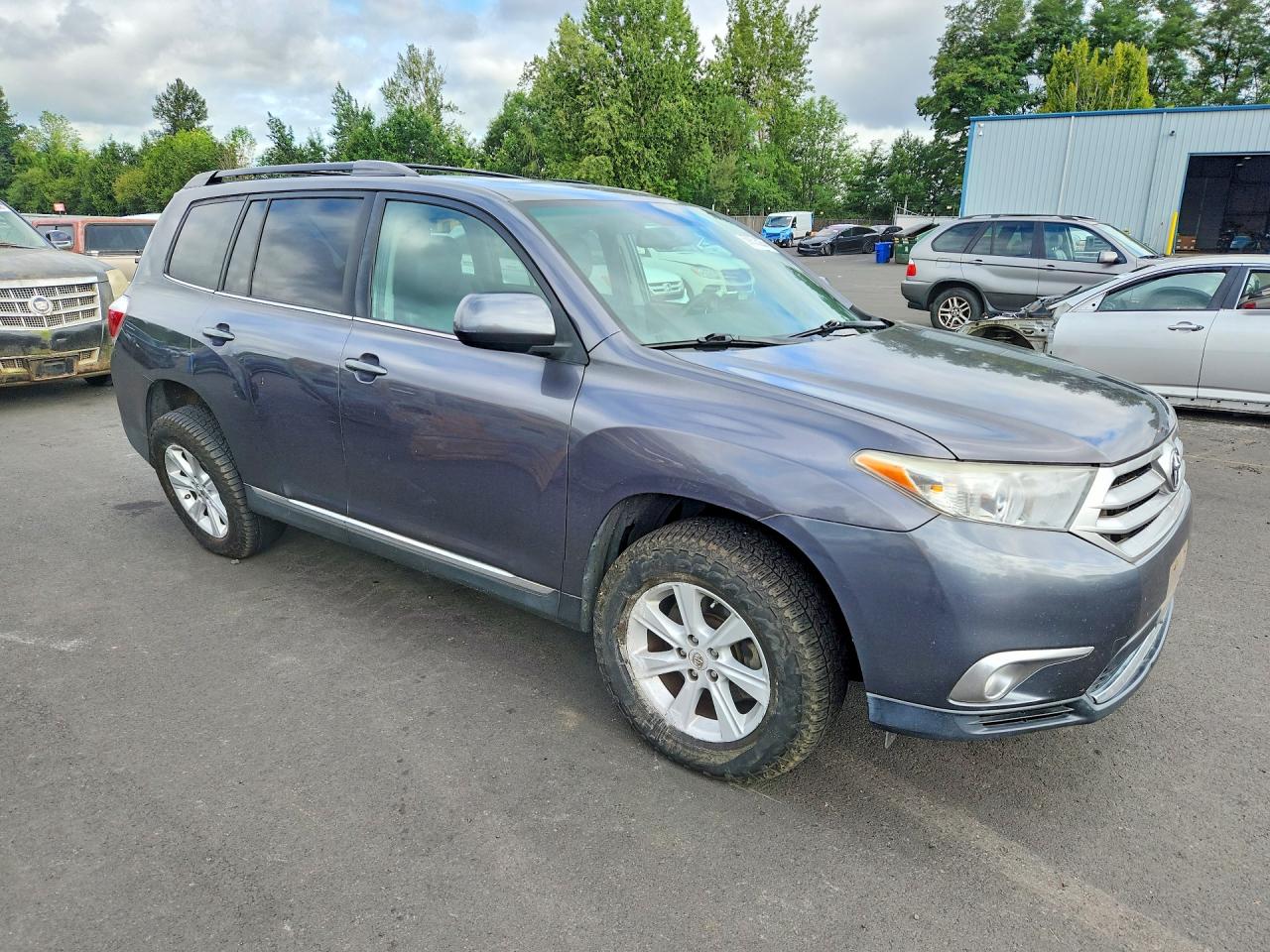 2012 Toyota Highlander Se Charcoal vin: 5TDBK3EH1CS121379