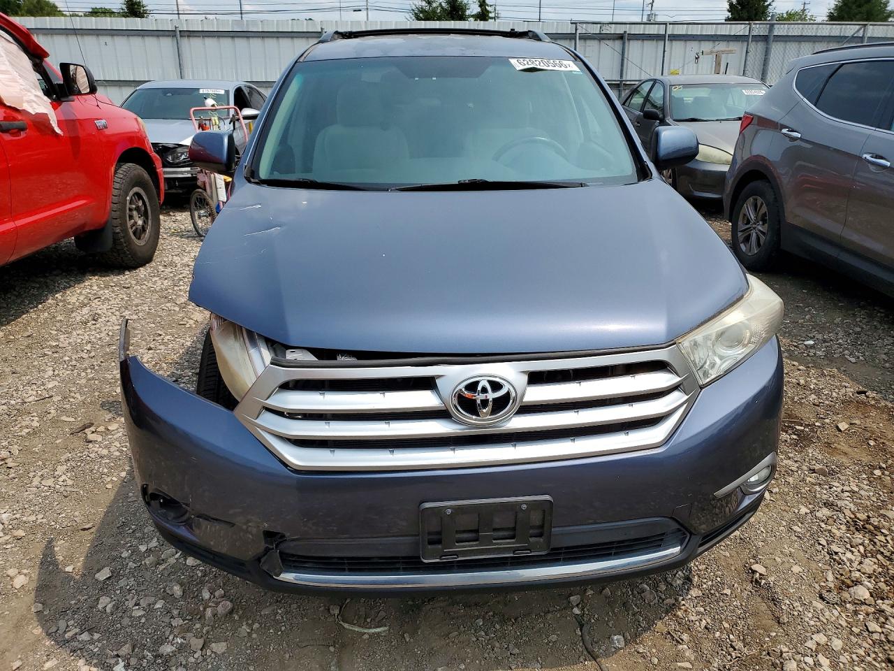 2012 Toyota Highlander Base Blue vin: 5TDBK3EH1CS131166