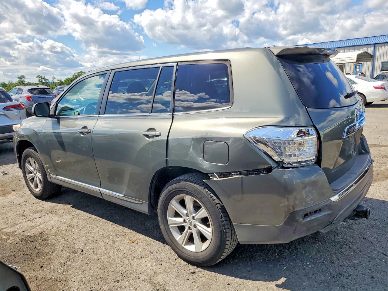 2012 Toyota Highlander Base Gray vin: 5TDBK3EH1CS154611