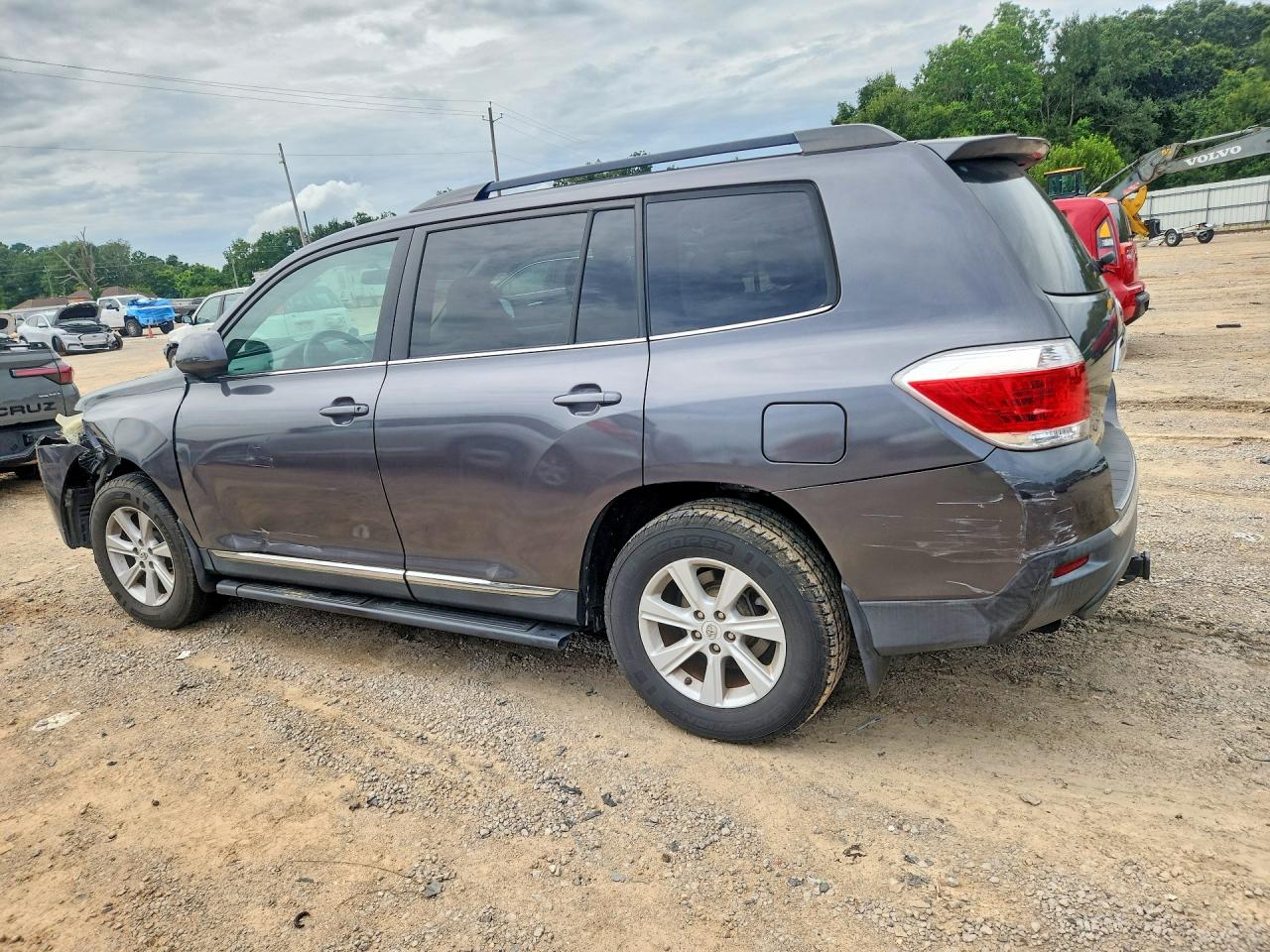 2012 Toyota Highlander Base Gray vin: 5TDBK3EH1CS156682