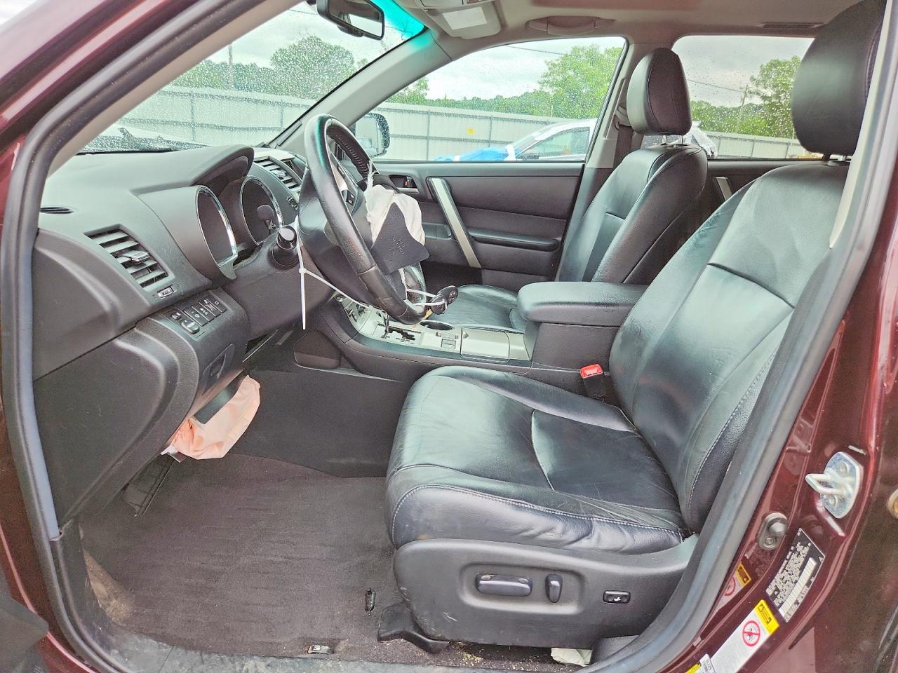 2012 Toyota Highlander Se Burgundy vin: 5TDBK3EH1CS156701