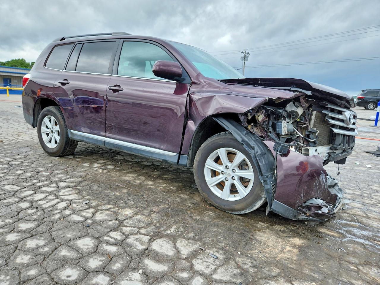 2012 Toyota Highlander Se Burgundy vin: 5TDBK3EH1CS156701