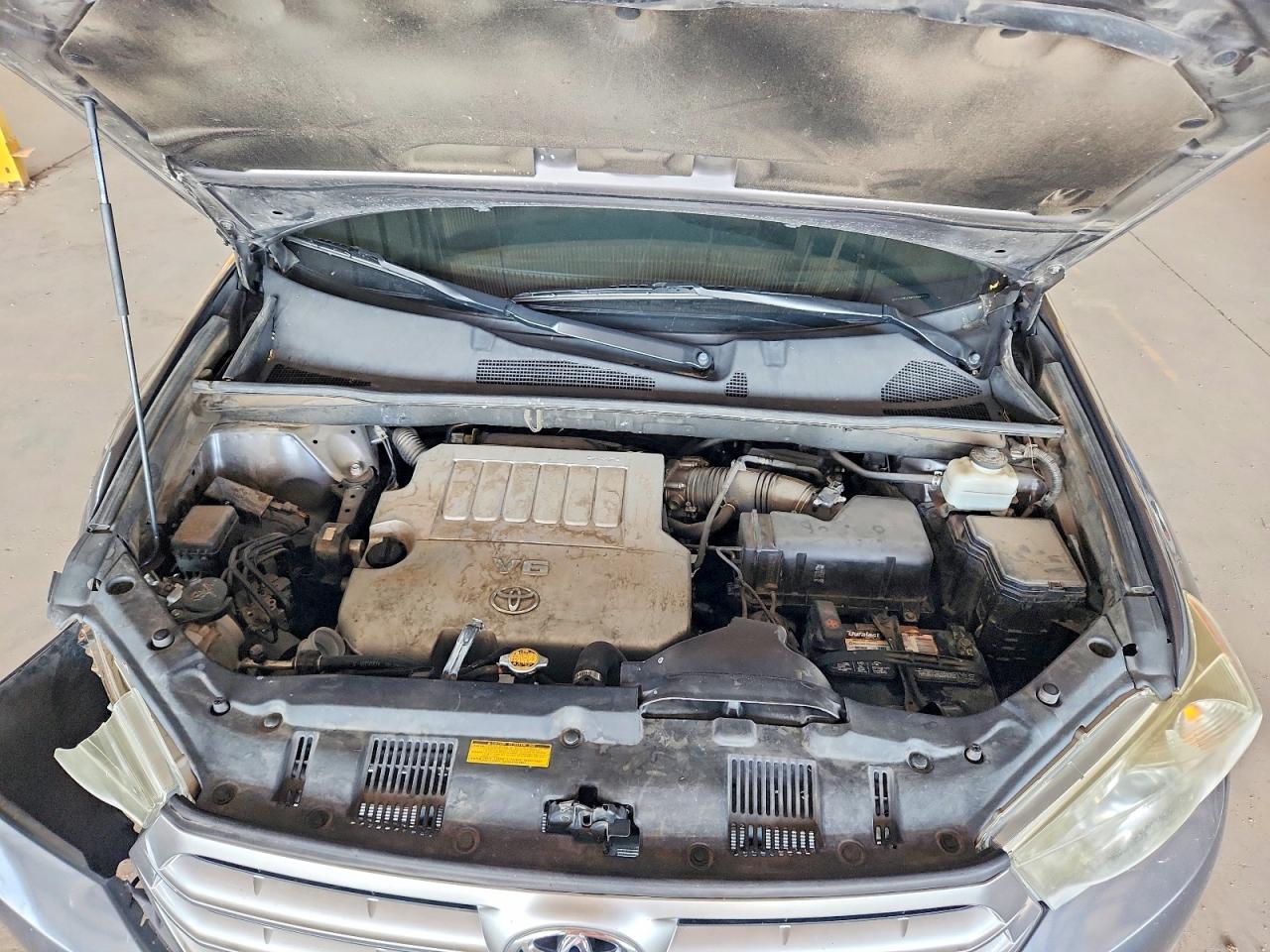 2012 Toyota Highlander Base Серый vin: 5TDBK3EH1CS162580