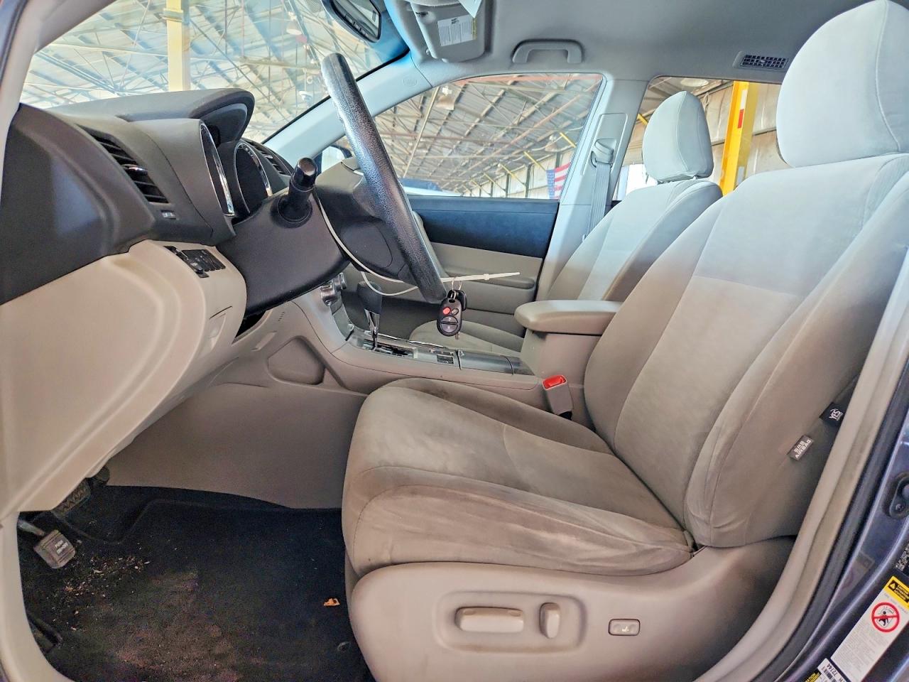 2012 Toyota Highlander Base Серый vin: 5TDBK3EH1CS162580