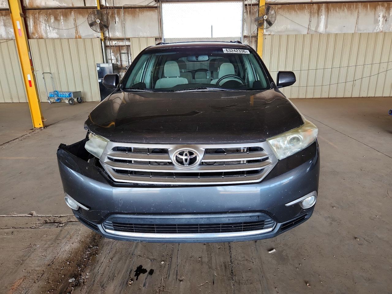 2012 Toyota Highlander Base Серый vin: 5TDBK3EH1CS162580