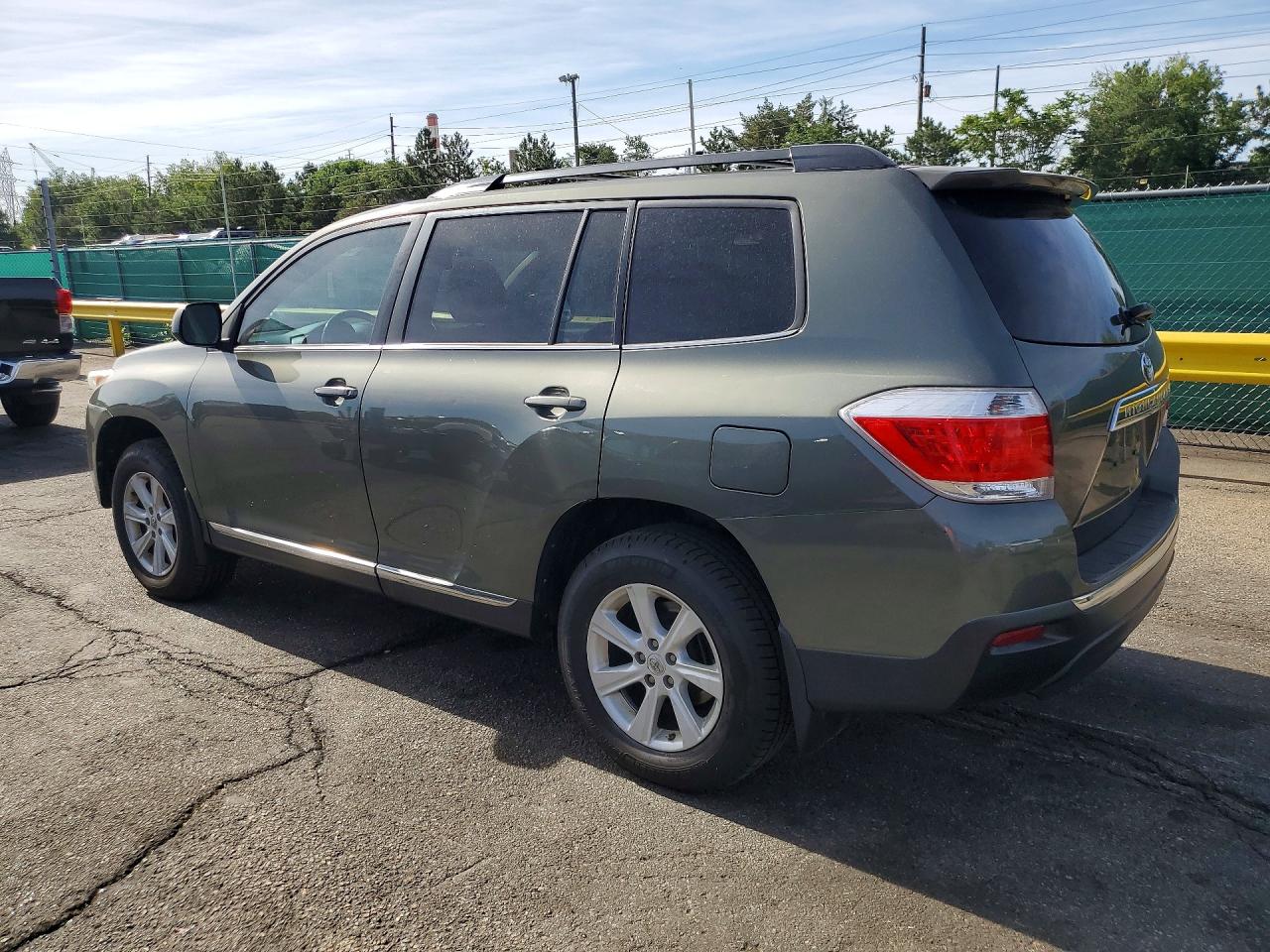 2012 Toyota Highlander Se Green vin: 5TDBK3EH1CS167780