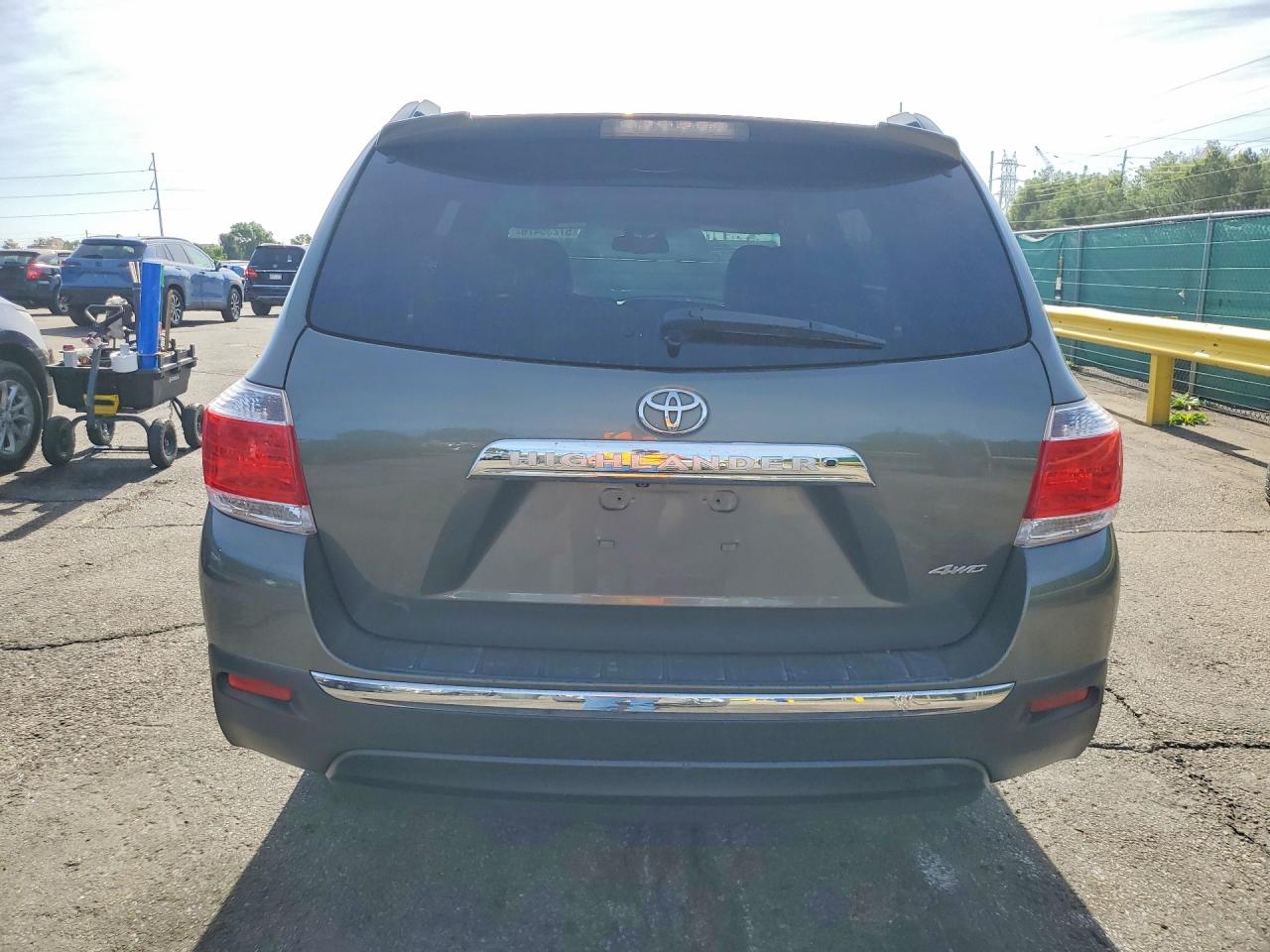 2012 Toyota Highlander Se Green vin: 5TDBK3EH1CS167780