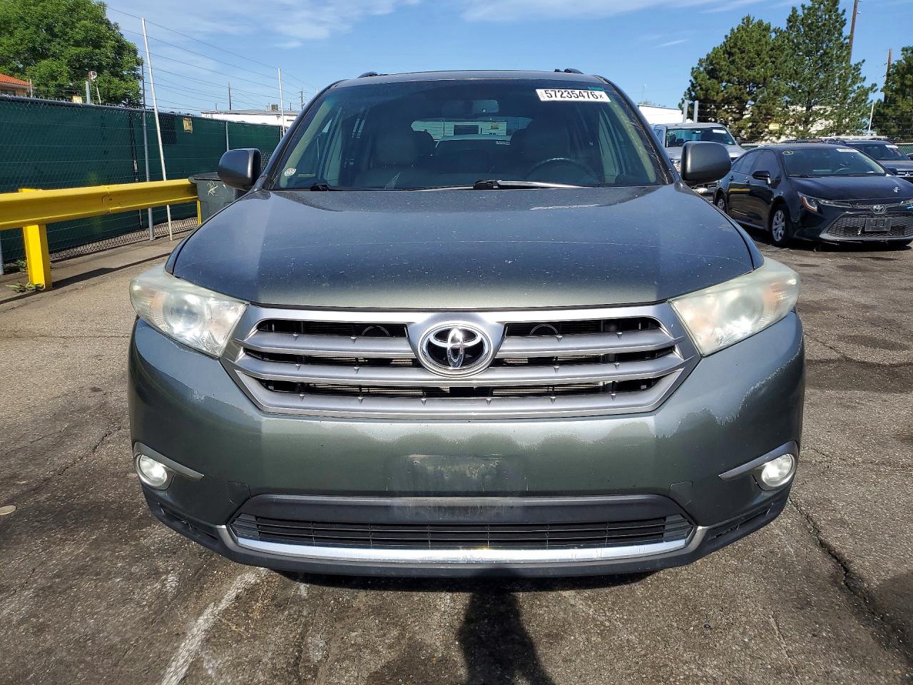 2012 Toyota Highlander Se Green vin: 5TDBK3EH1CS167780