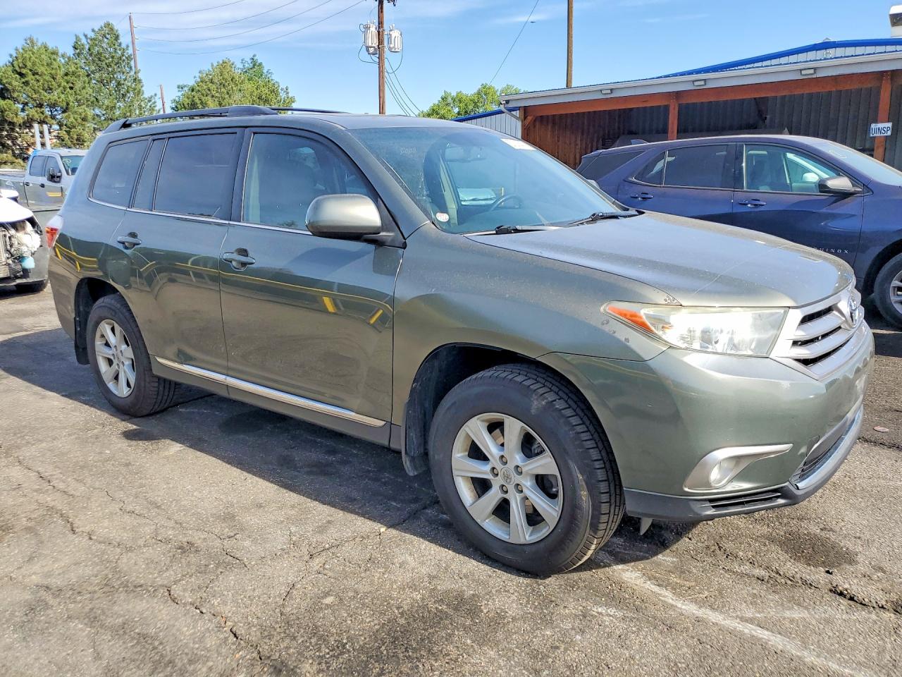 2012 Toyota Highlander Se Green vin: 5TDBK3EH1CS167780