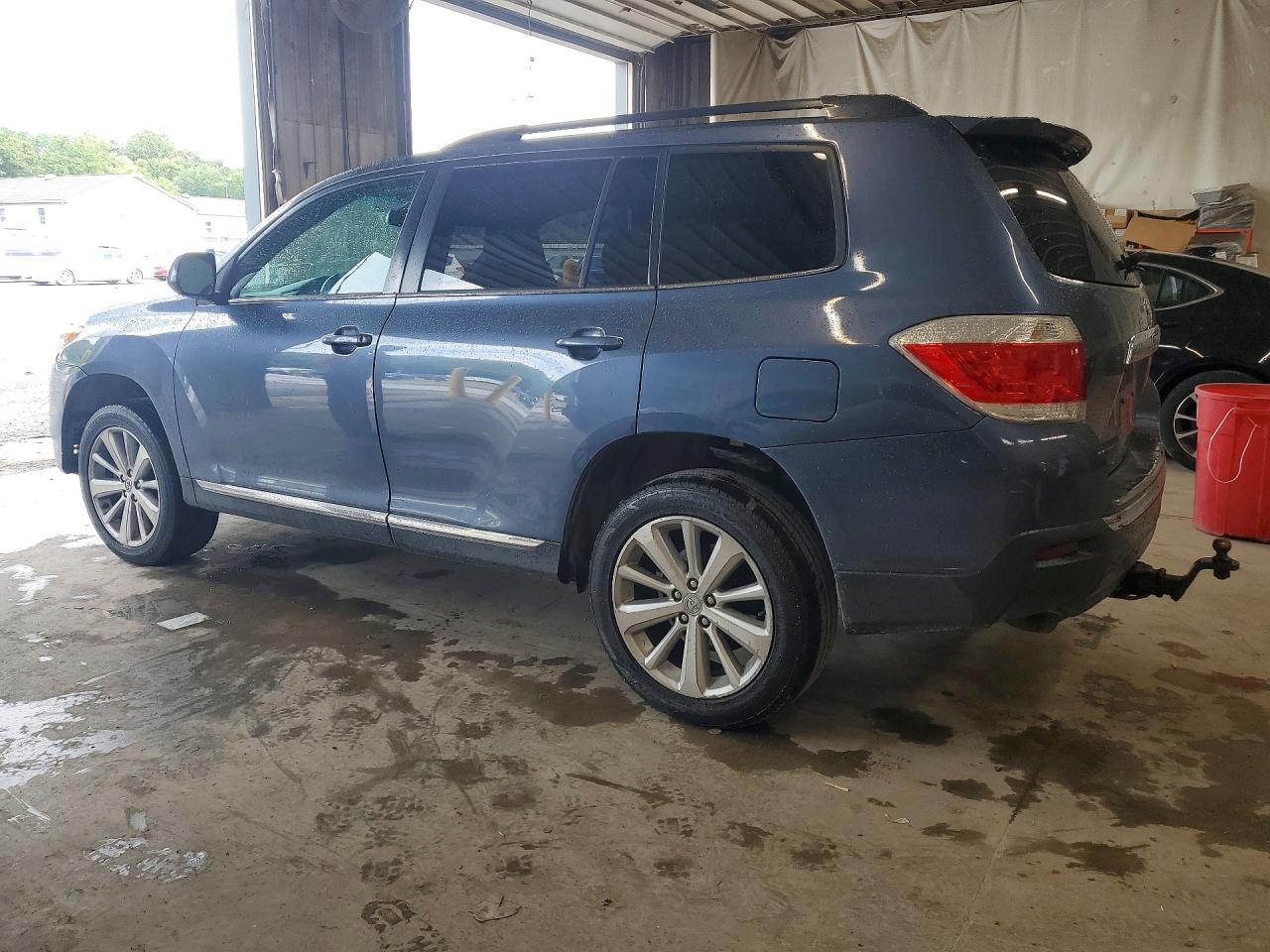 2012 Toyota Highlander Se Blue vin: 5TDBK3EH1CS169982