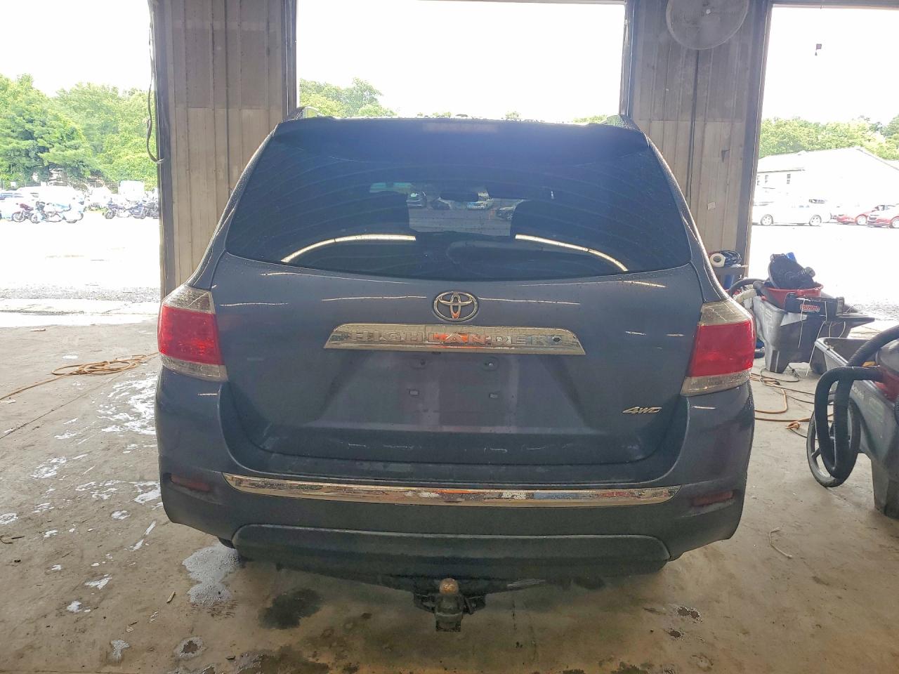2012 Toyota Highlander Se Blue vin: 5TDBK3EH1CS169982