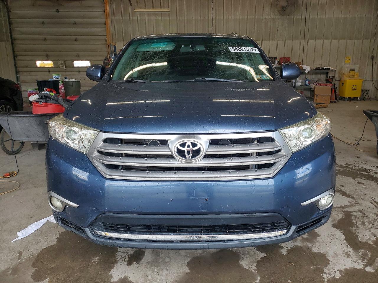 2012 Toyota Highlander Se Blue vin: 5TDBK3EH1CS169982