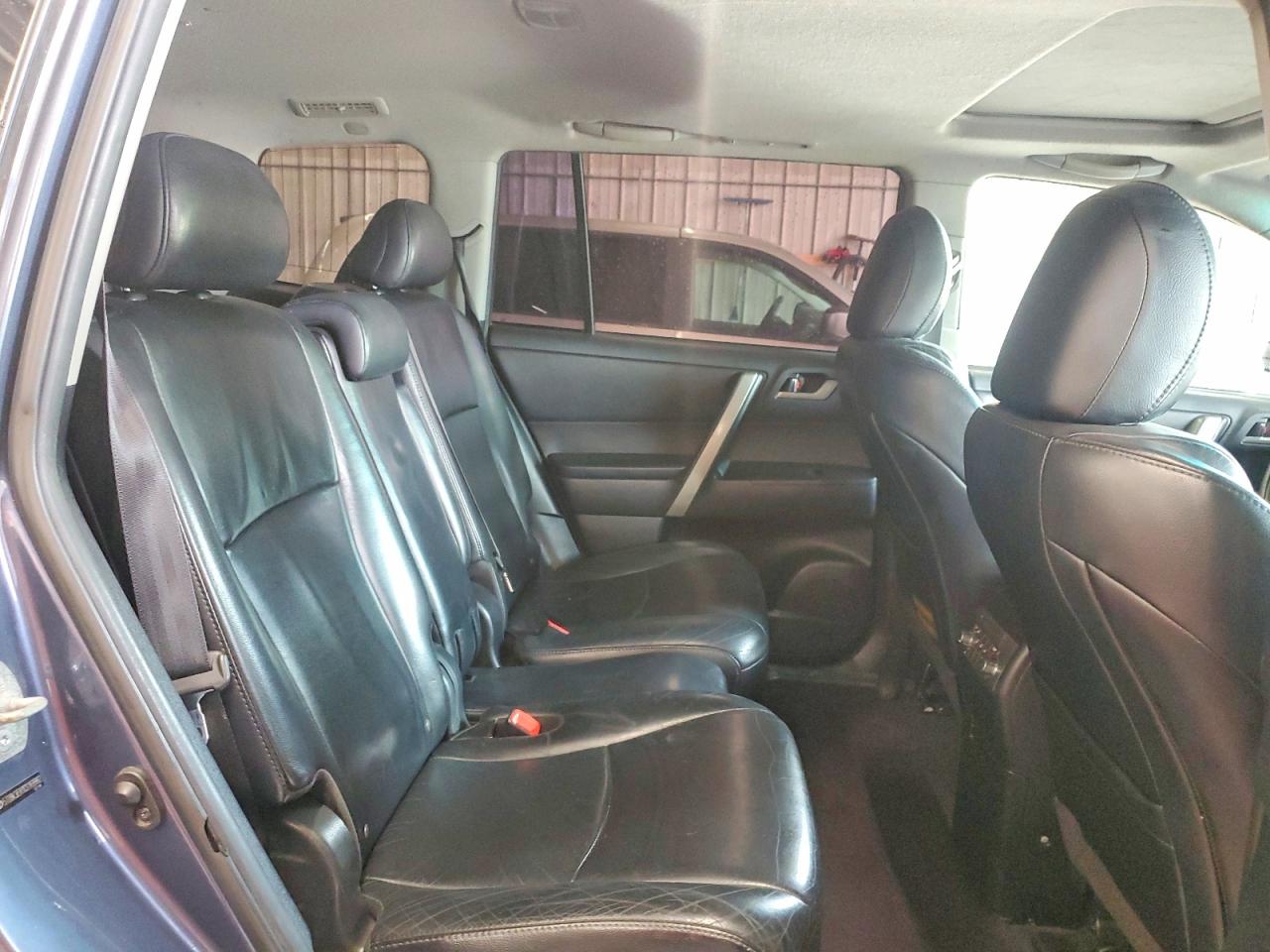 2012 Toyota Highlander Se Blue vin: 5TDBK3EH1CS169982