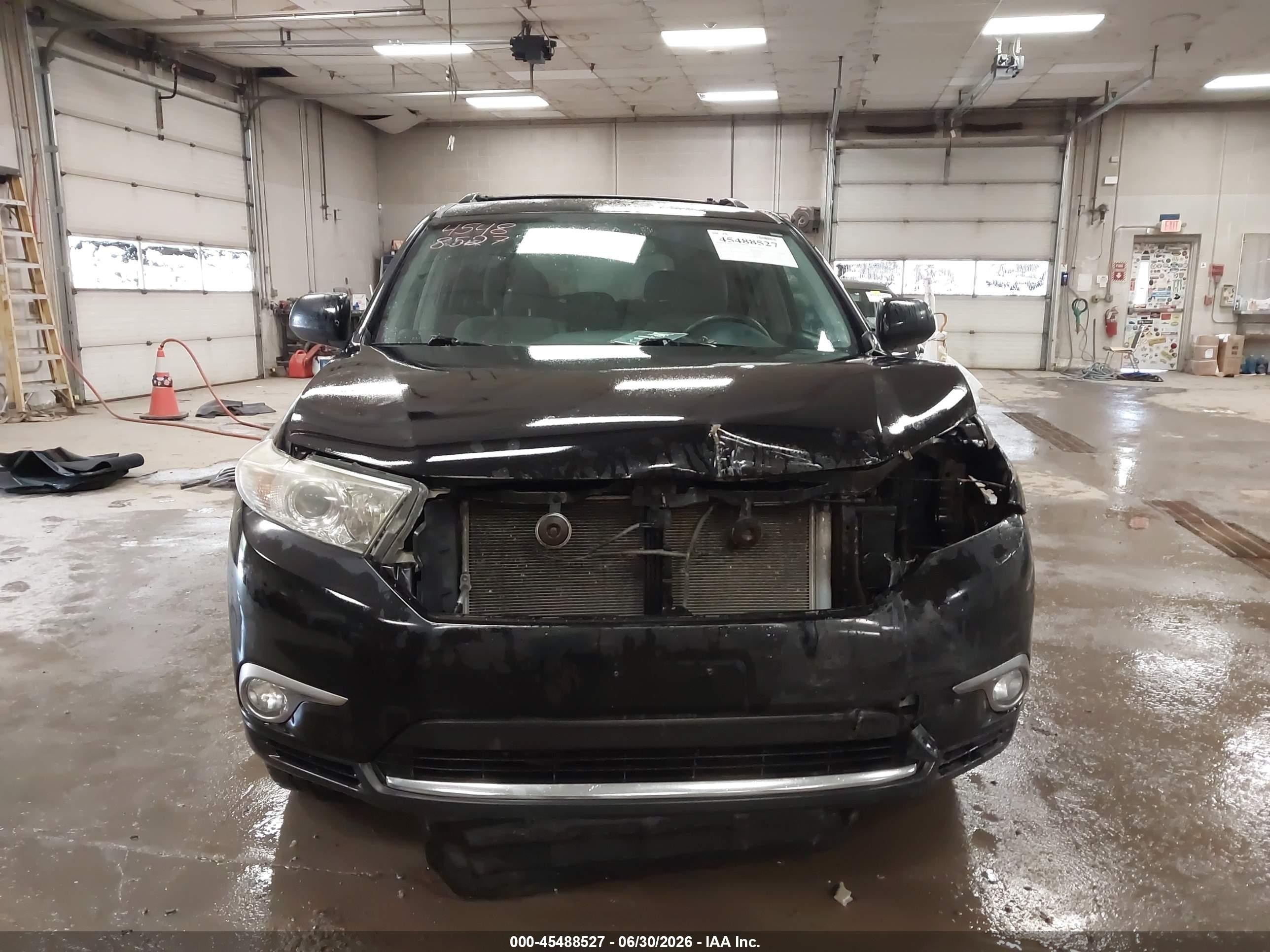 2013 Toyota Highlander Base Plus V6 Black vin: 5TDBK3EH1DS203758