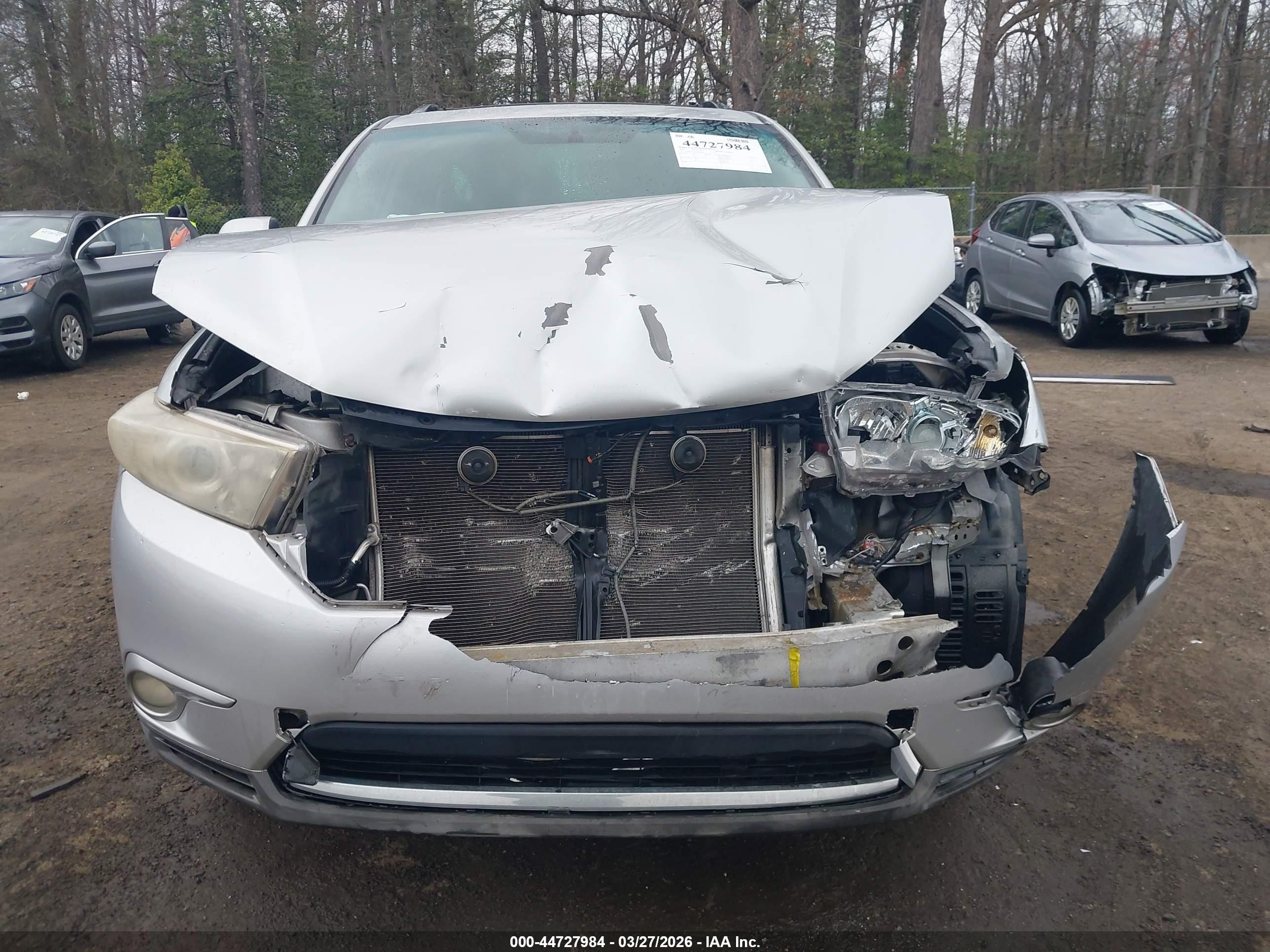 2013 Toyota Highlander Se V6 Silver vin: 5TDBK3EH1DS222634