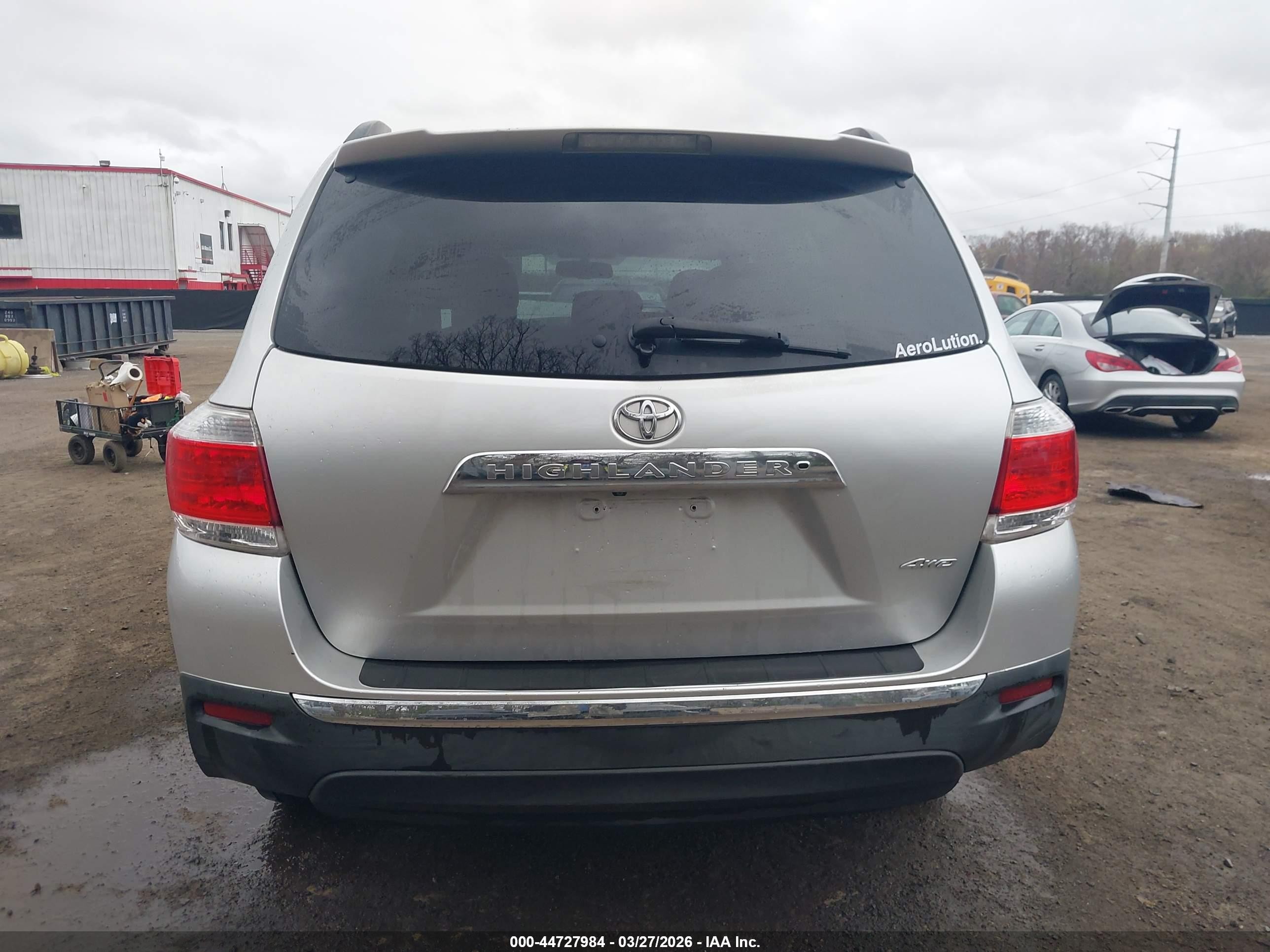2013 Toyota Highlander Se V6 Silver vin: 5TDBK3EH1DS222634